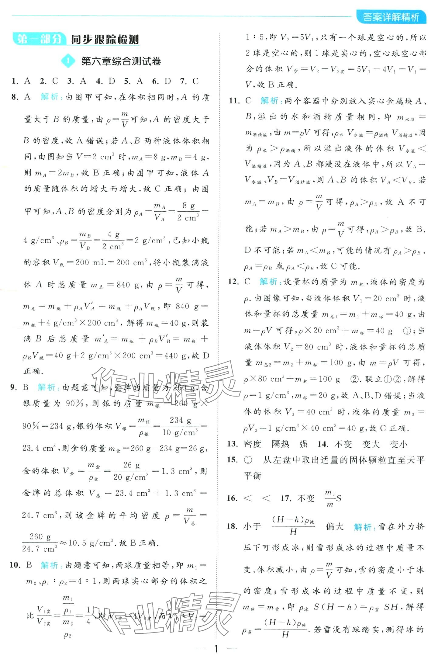 2024年亮點給力全優(yōu)卷霸八年級物理下冊蘇科版 第1頁