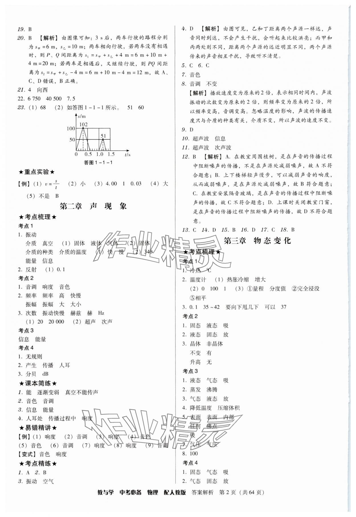 2024年教与学中考必备物理人教版 第2页