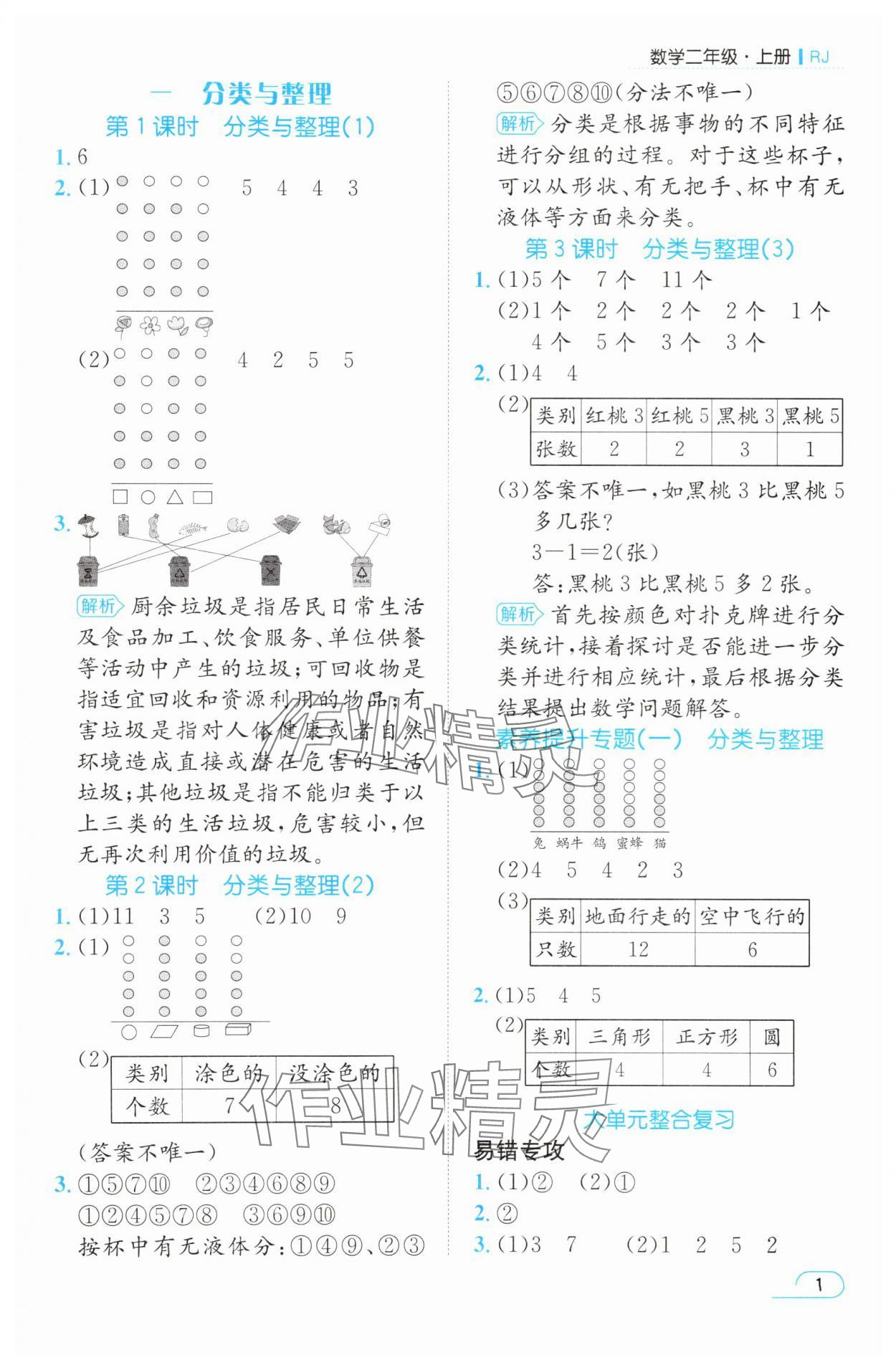 2025年名师测控二年级数学上册人教版 第1页