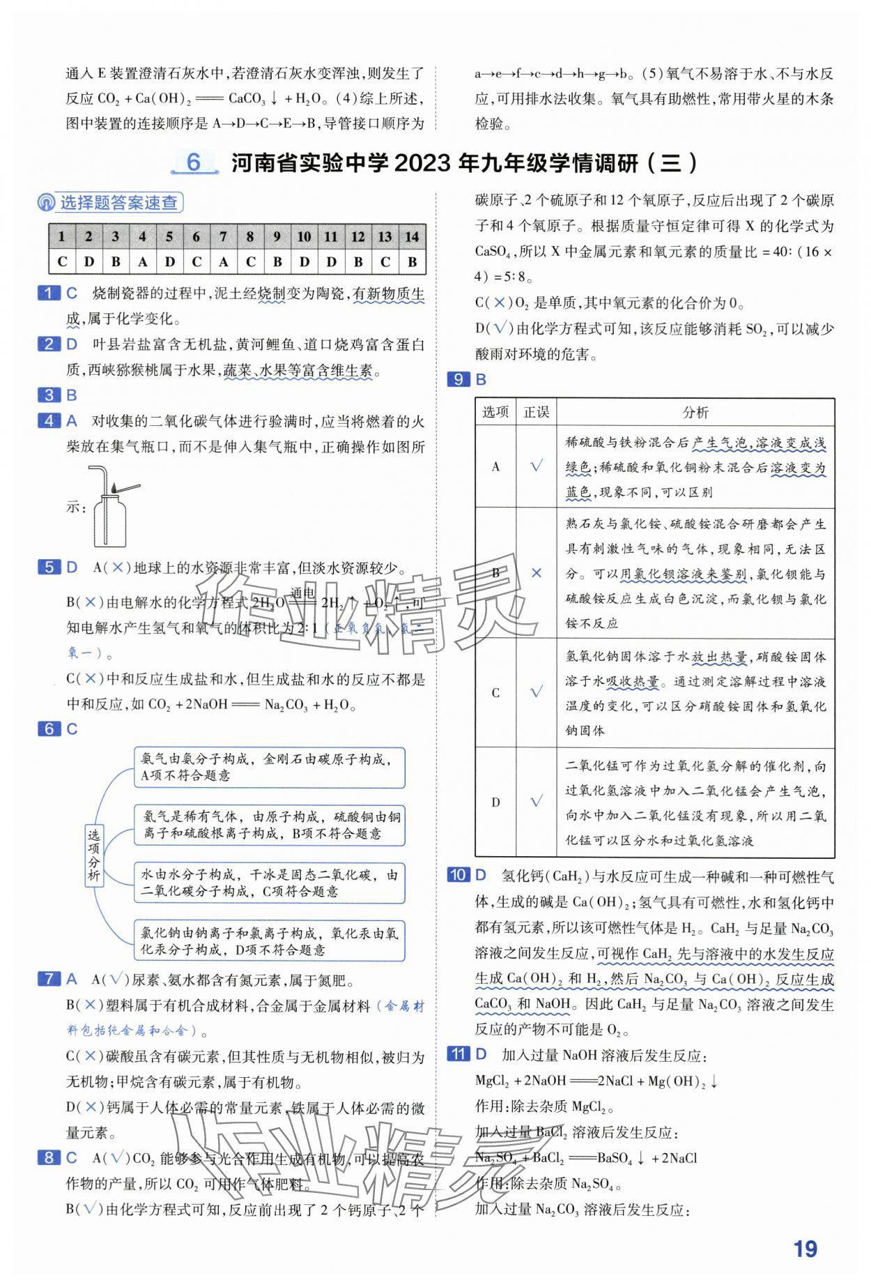 2024年金考卷45套匯編化學(xué)河南專版 第19頁