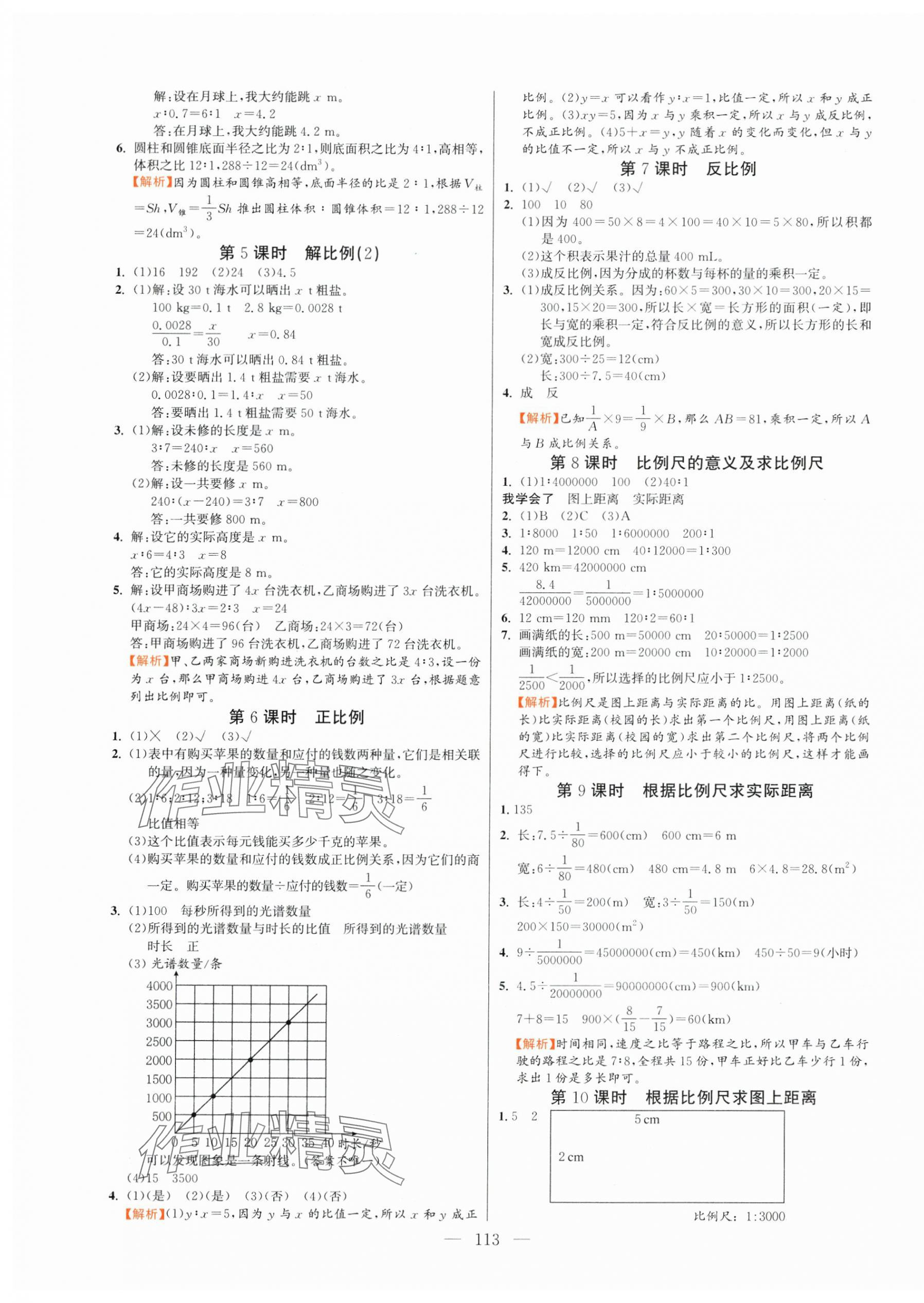 2025年快樂練習作業本六年級數學下冊人教版 第5頁