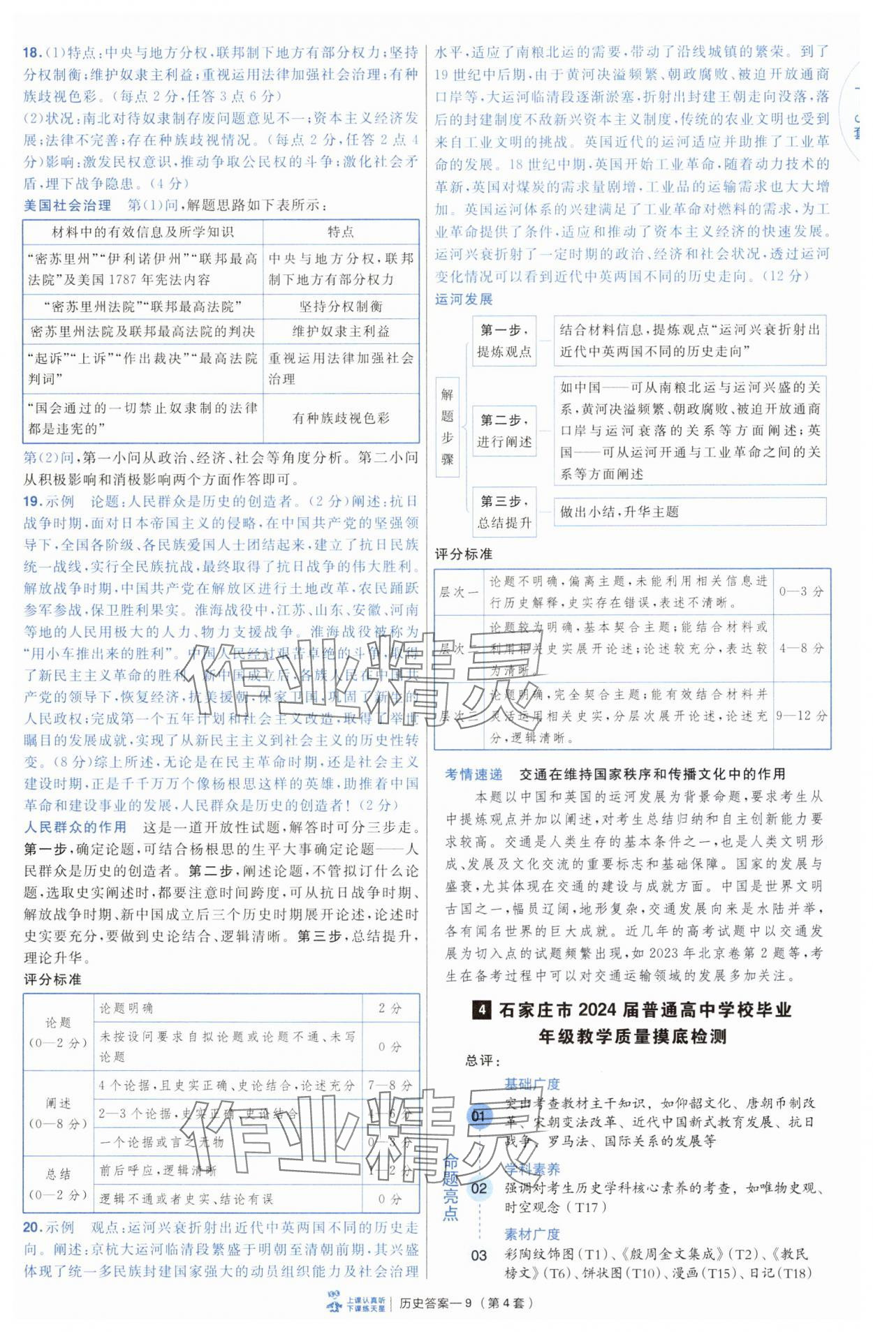 2025年高考沖刺優(yōu)秀模擬試卷匯編45套歷史 第9頁(yè)