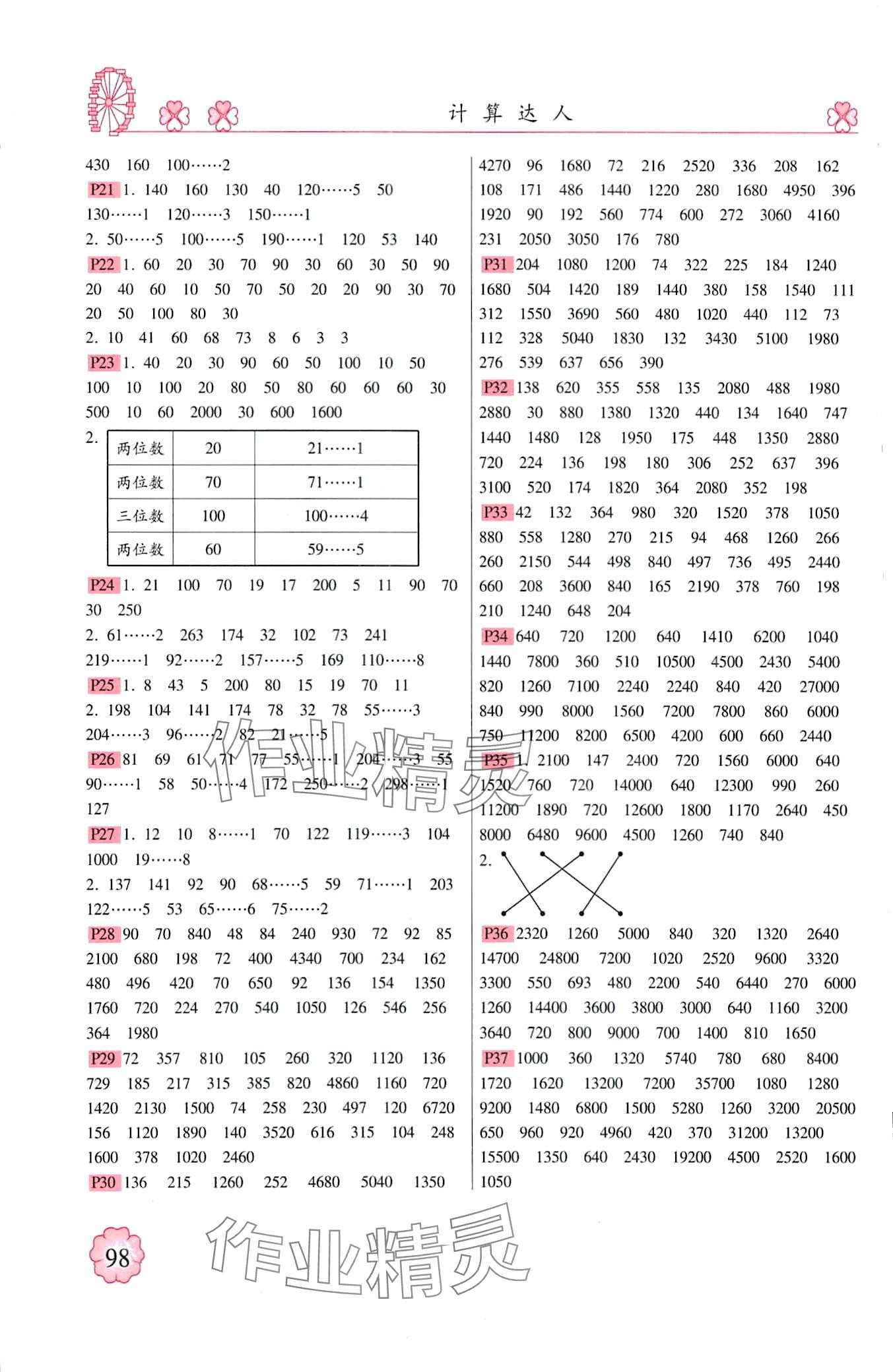 2024年一本好题计算达人三年级数学下册人教版 第2页