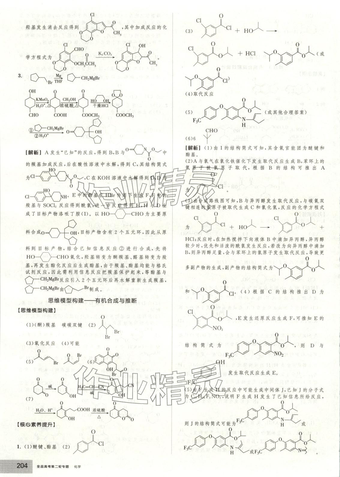 2026年全品高考第二輪專題化學&nbsp;第19頁