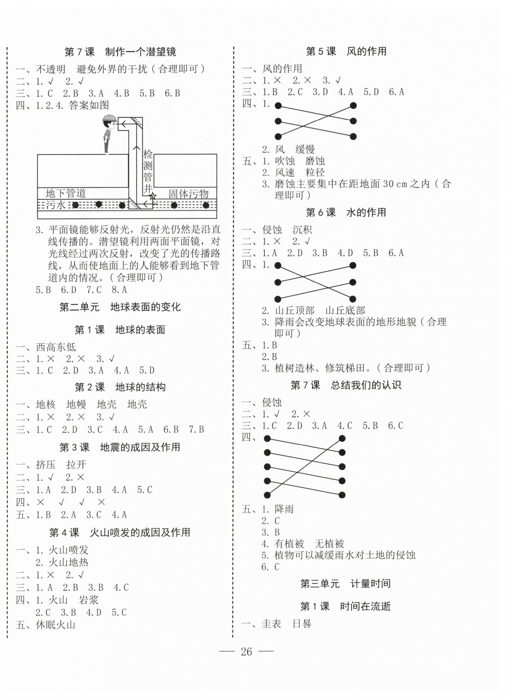 2025年科学速记大通关五年级上册教科版 第2页