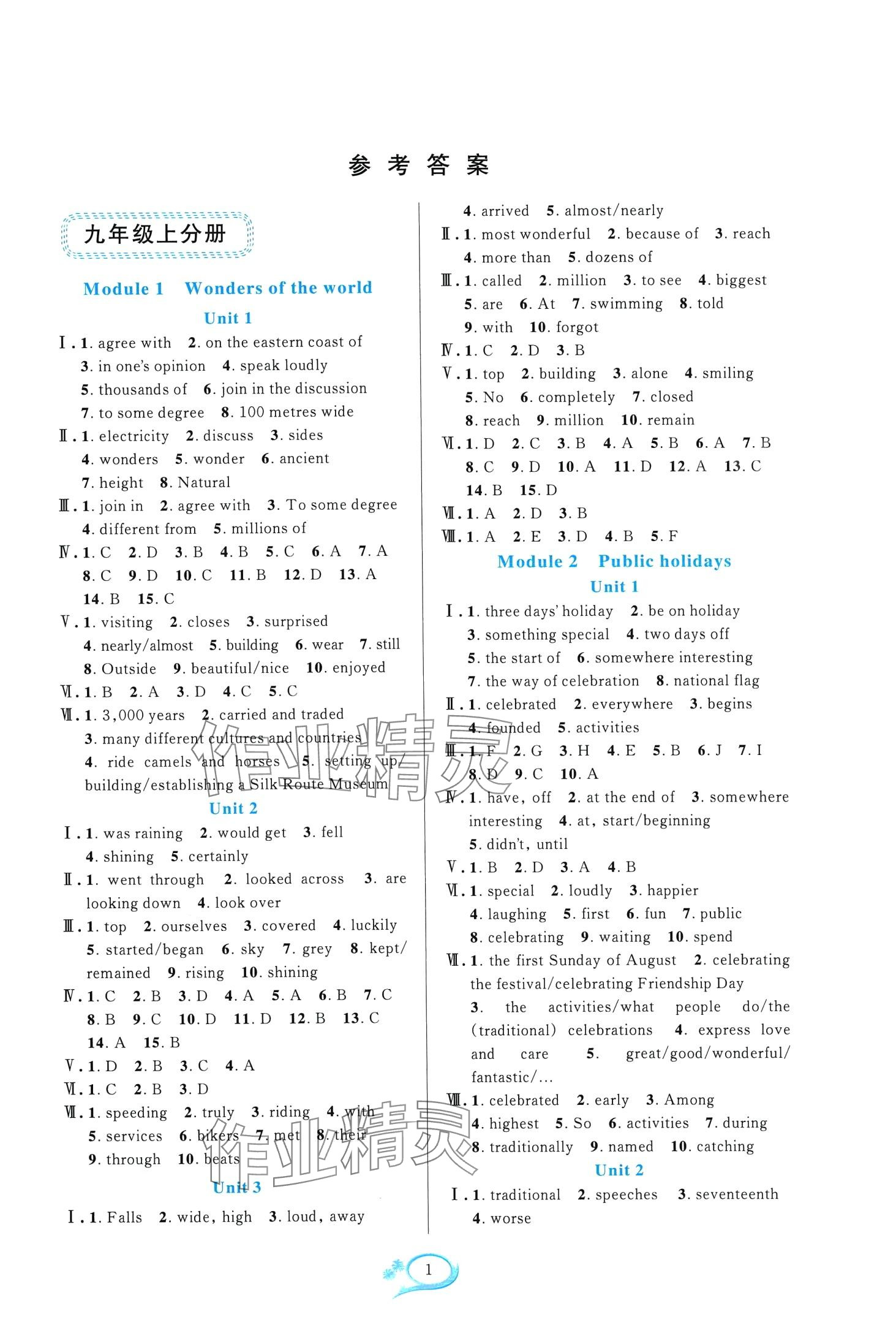 2024年全優(yōu)方案夯實(shí)與提高九年級(jí)英語全一冊外研版A版 第3頁