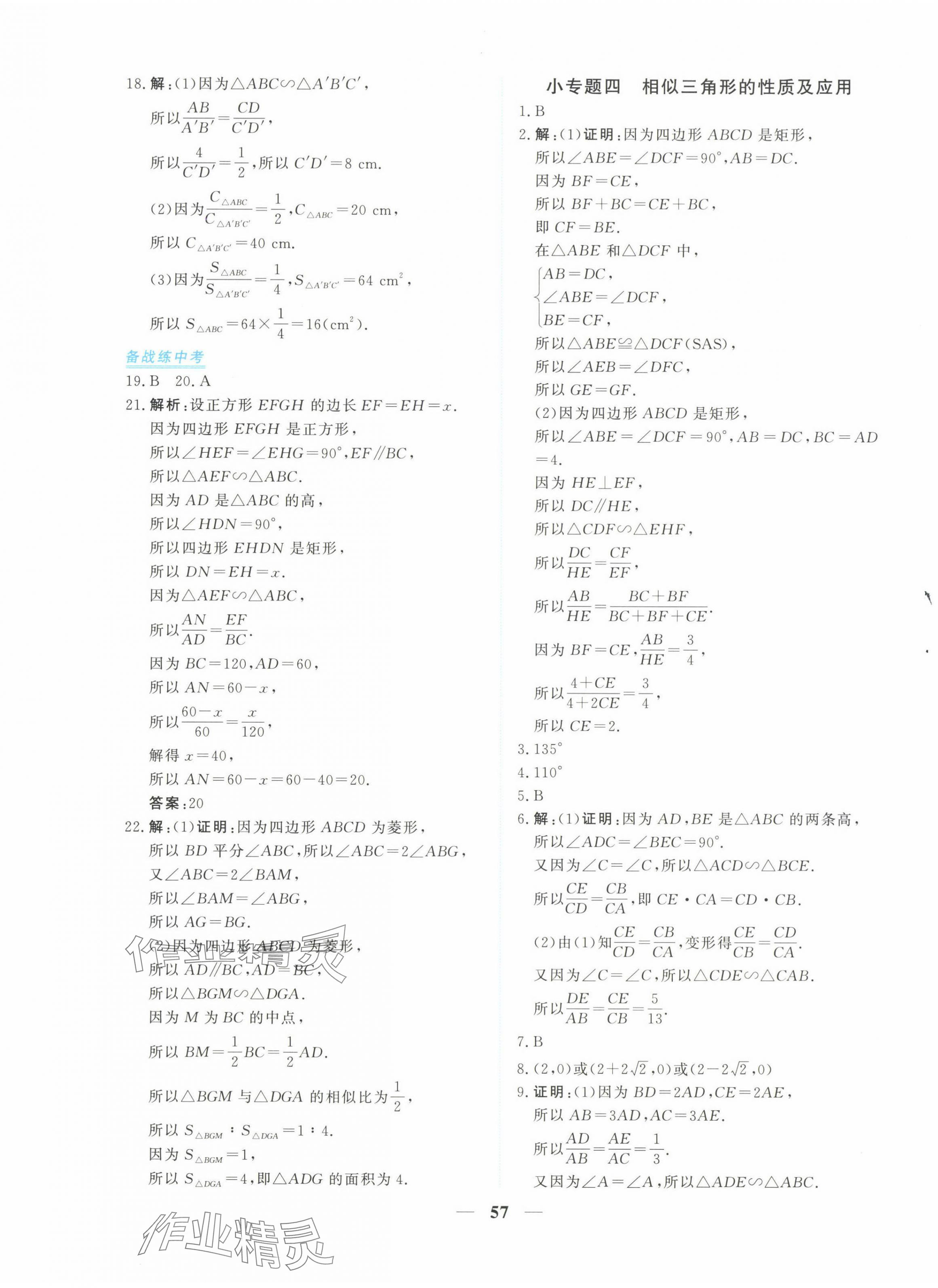 2025年新坐标同步练习九年级数学下册人教版青海专用 第9页
