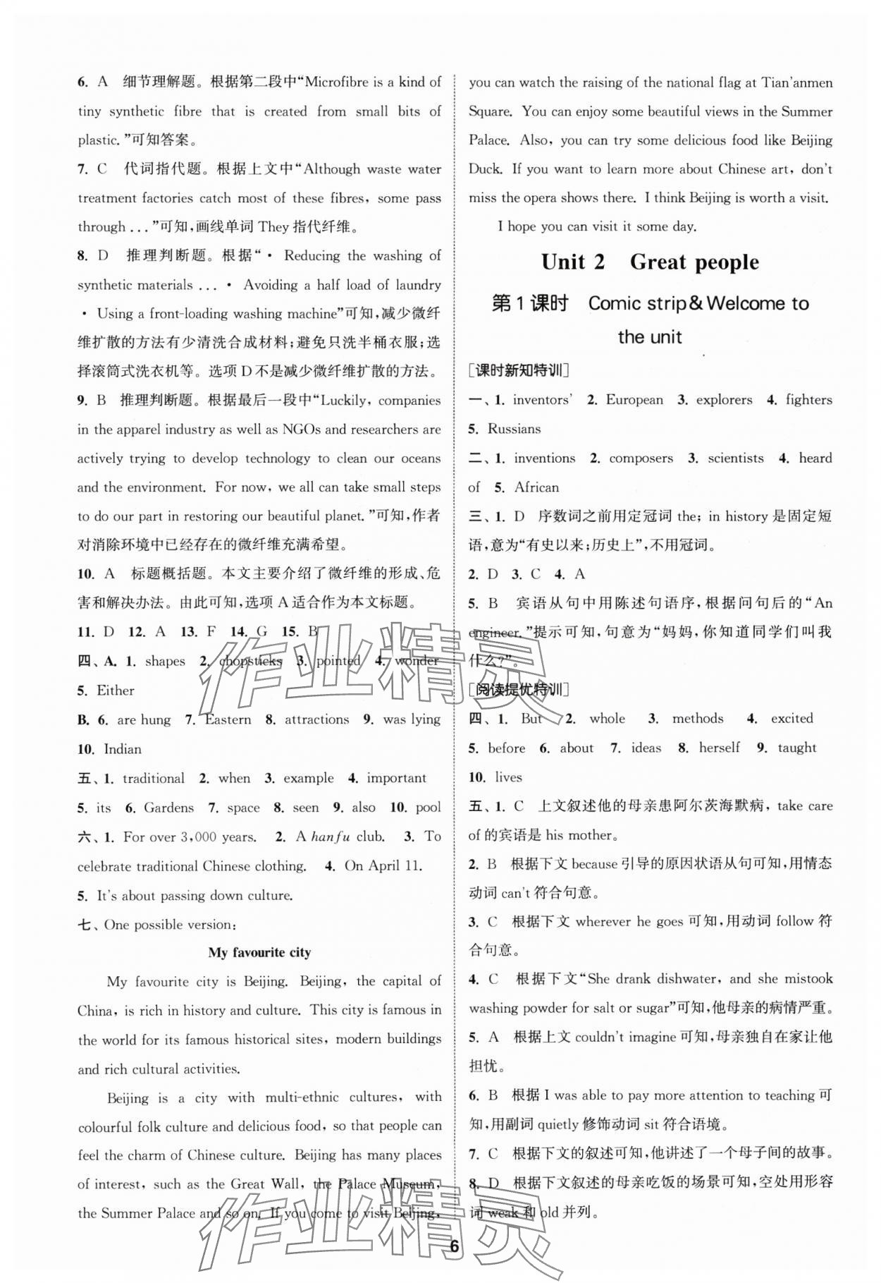 2025年拔尖特訓(xùn)九年級(jí)英語下冊(cè)譯林版 第6頁