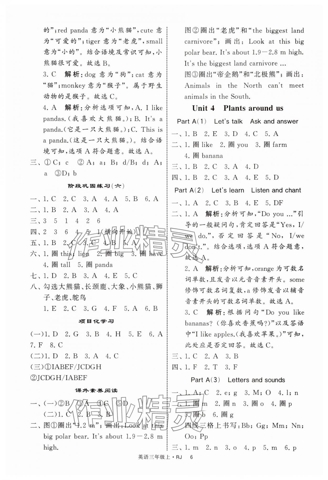 2025年經(jīng)綸學(xué)典提高班三年級(jí)英語(yǔ)上冊(cè)人教版 第6頁(yè)