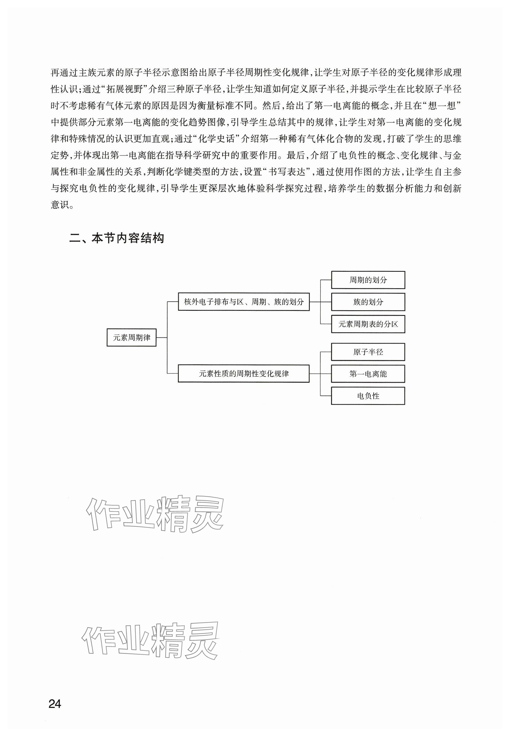 2024年教材課本高中化學(xué)選擇性必修2滬教版 參考答案第24頁