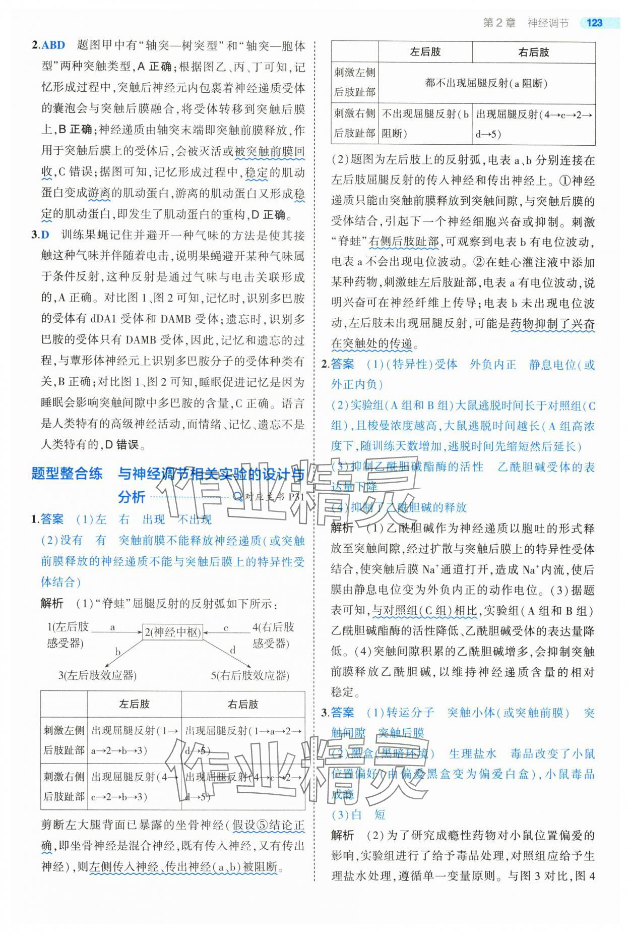 2025年5年高考3年模擬高中生物選擇性必修1人教版 第21頁