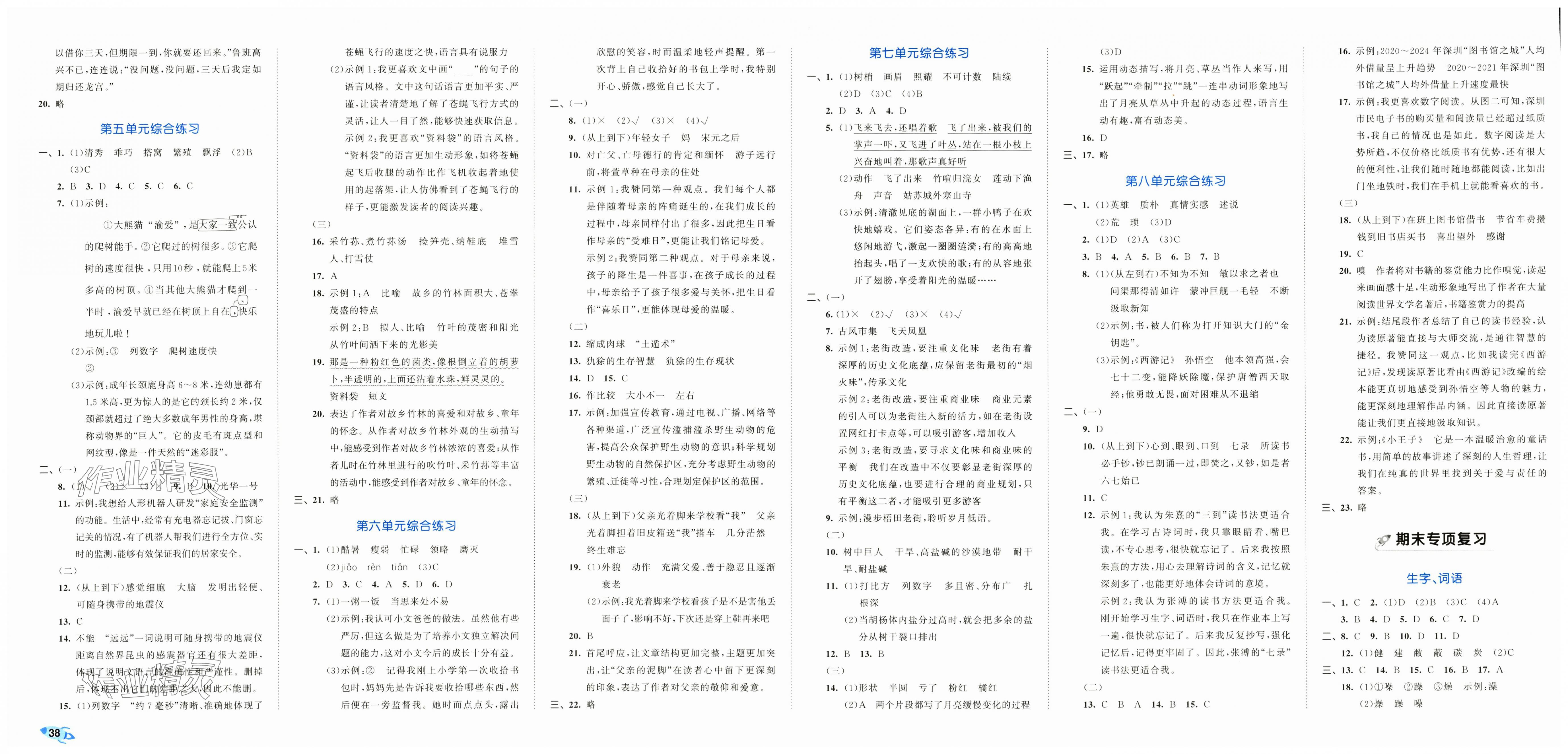 2025年53全优卷五年级语文上册新题型版 第2页