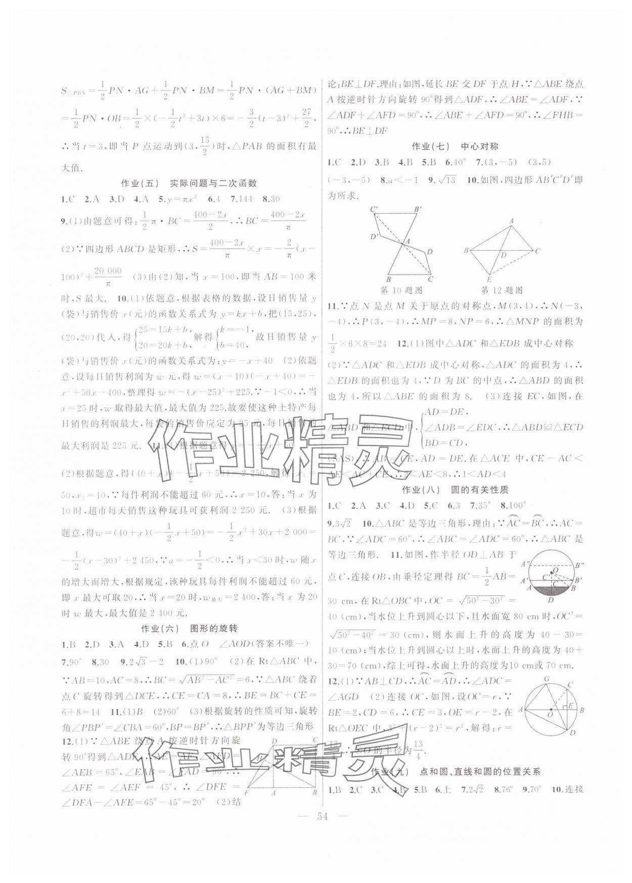 2024年寒假作業(yè)新疆青少年出版社九年級(jí)數(shù)學(xué)人教版 第2頁