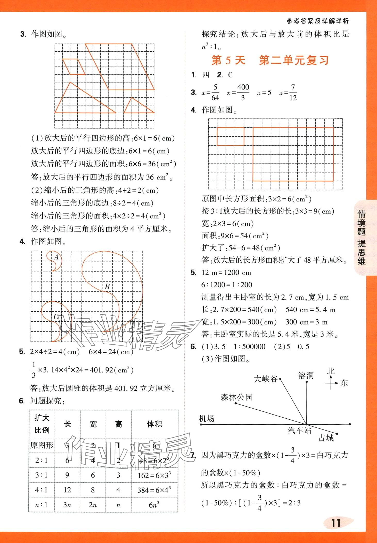 2024年情境題提思維六年級(jí)數(shù)學(xué)下冊(cè)北師大版 第11頁