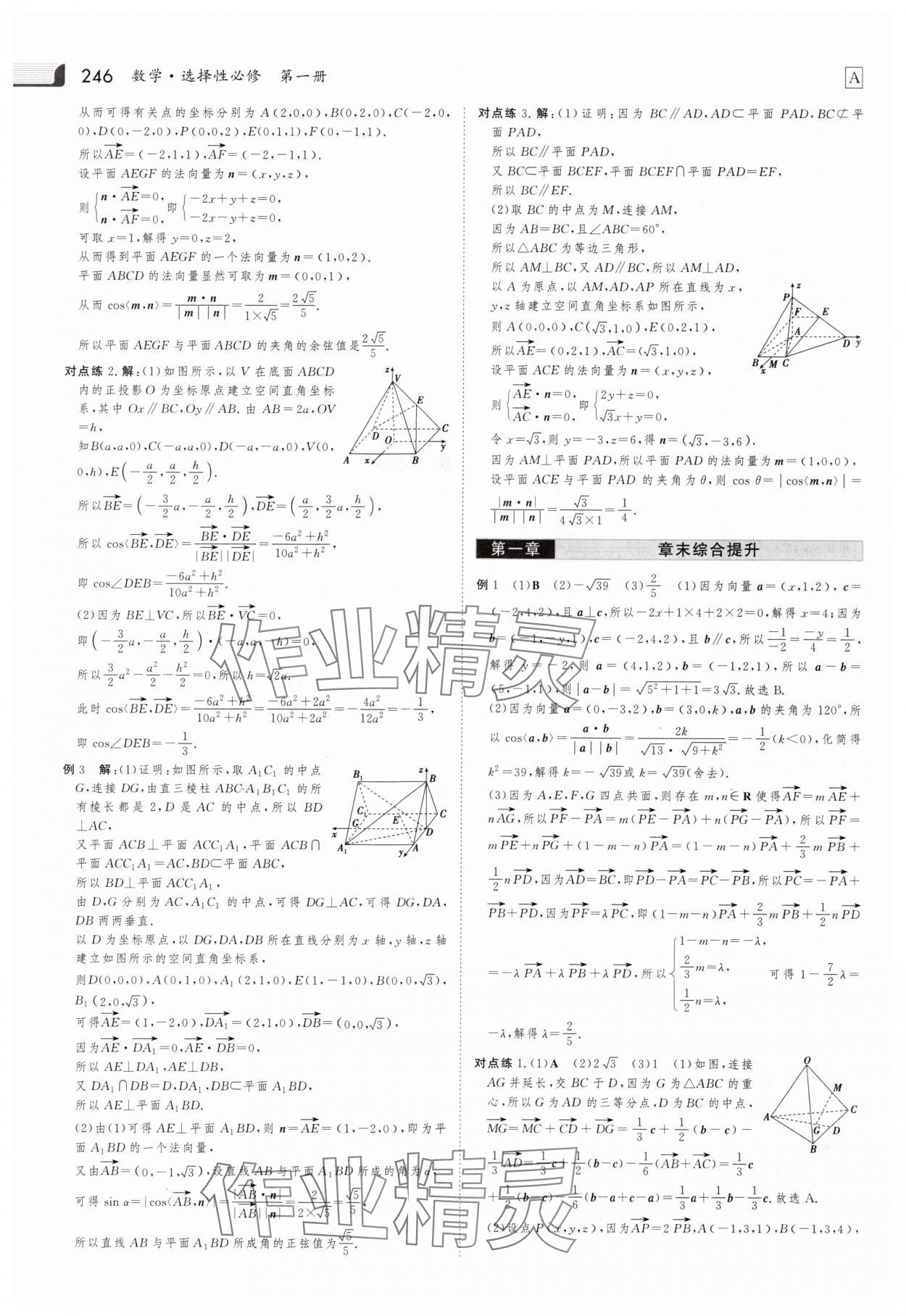2025年金版新學(xué)案高中數(shù)學(xué)選擇性必修第一冊(cè)人教版 參考答案第17頁