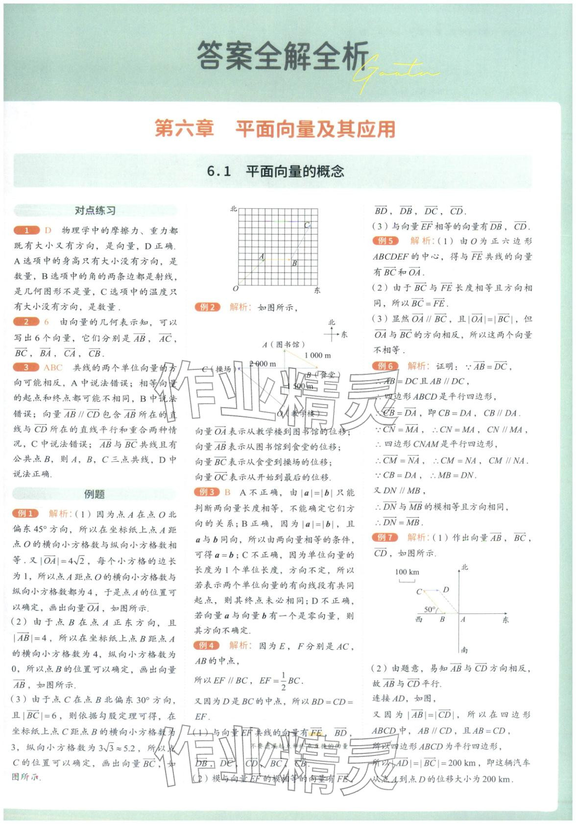 2025年从教材到考试高中数学必修第二册人教版&nbsp;第1页