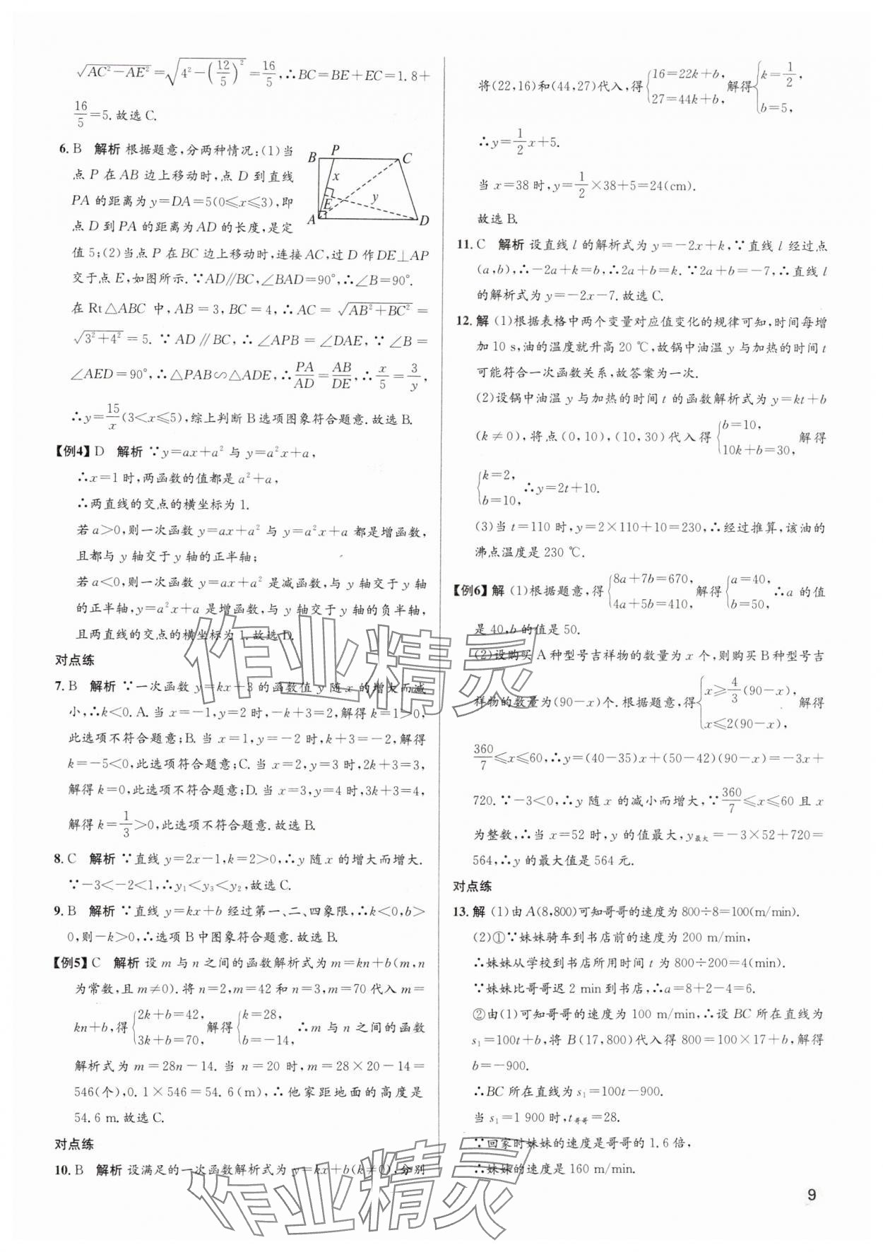 2025年畢業(yè)綜合練習(xí)冊數(shù)學(xué)中考 第9頁