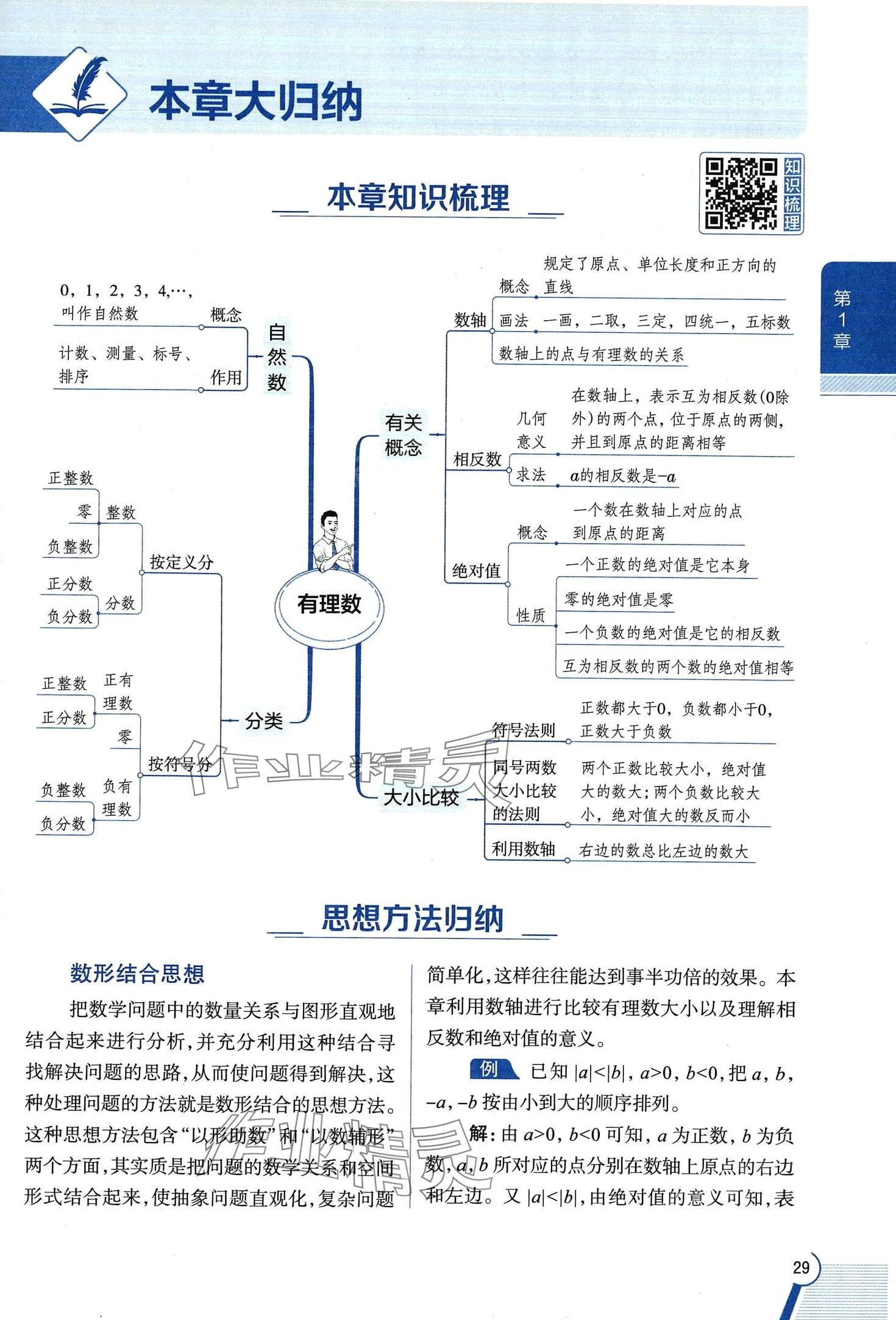 2024年教材課本七年級(jí)數(shù)學(xué)上冊浙教版 第29頁