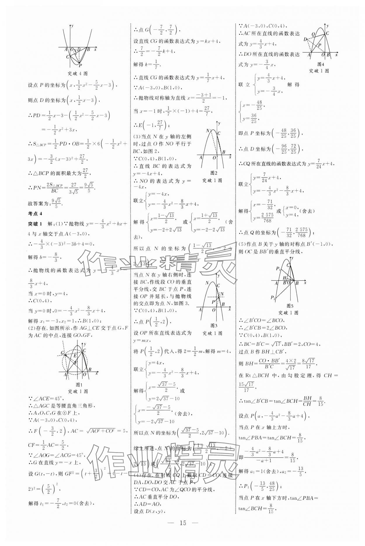 2025年全程導(dǎo)航初中總復(fù)習(xí)數(shù)學(xué)山東專版 第15頁