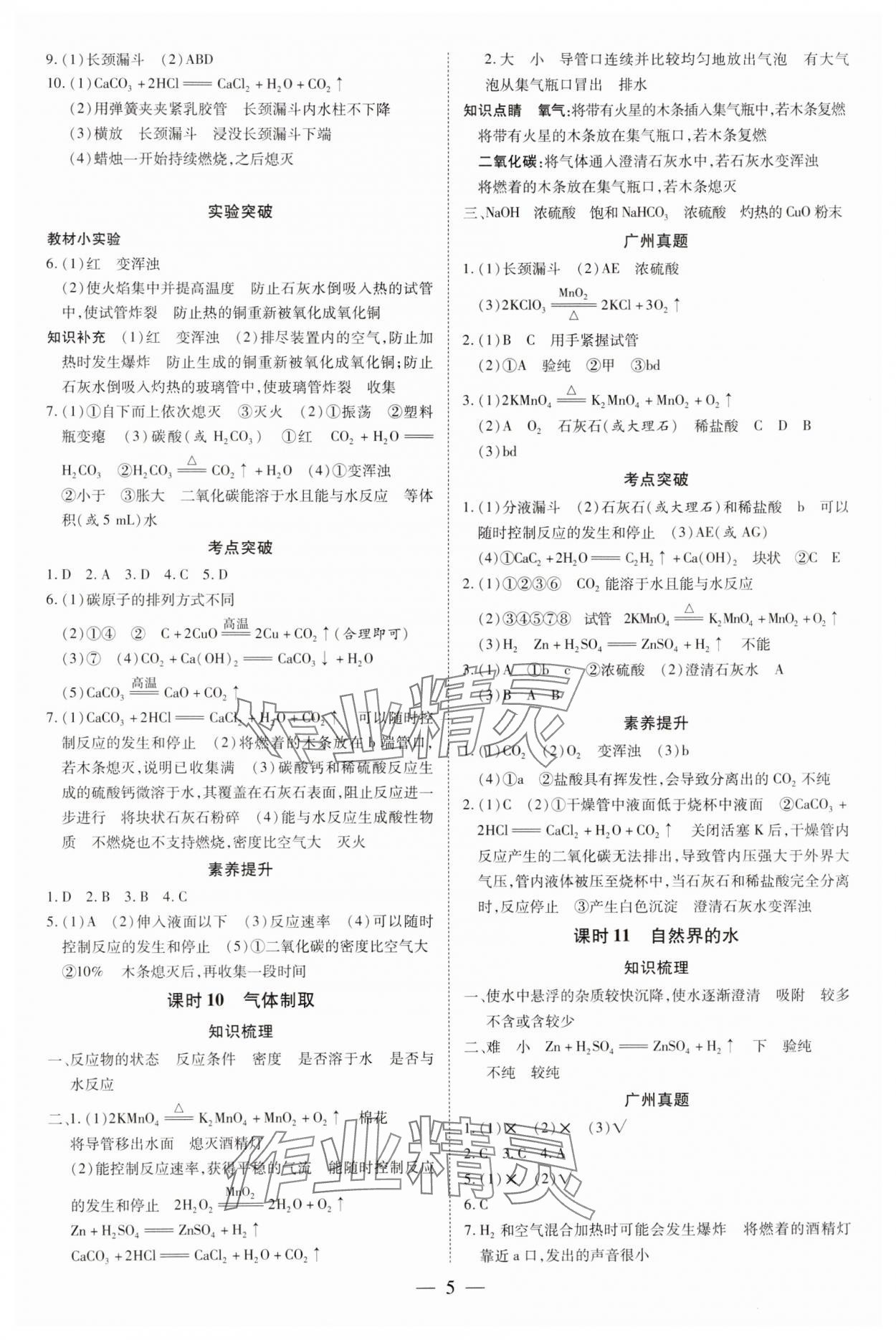 2025年領跑中考化學廣州專版 第5頁