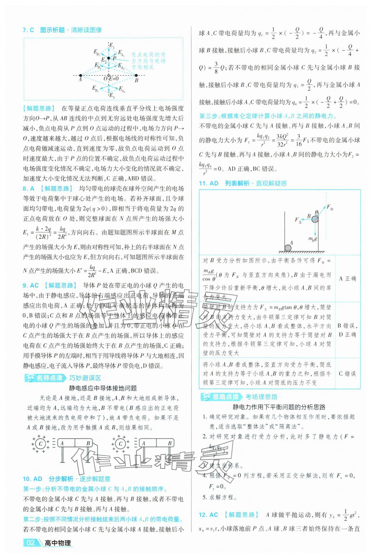 2025年金考卷名师名题单元双测卷高中物理必修第三册人教版 第2页