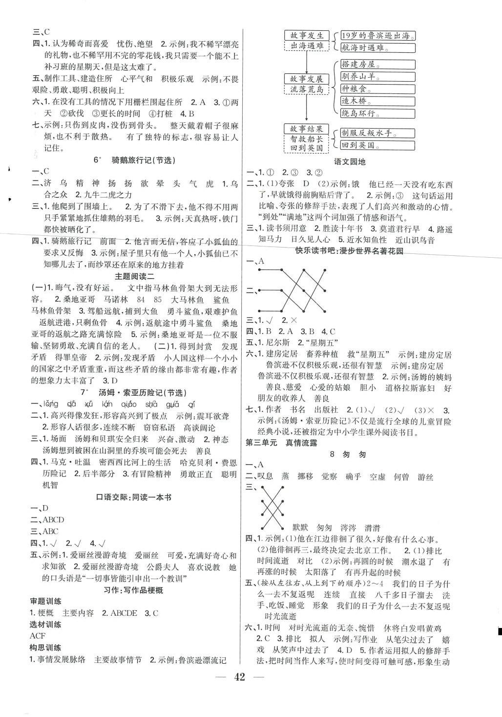 2024年七天學(xué)練考六年級語文下冊人教版 第2頁