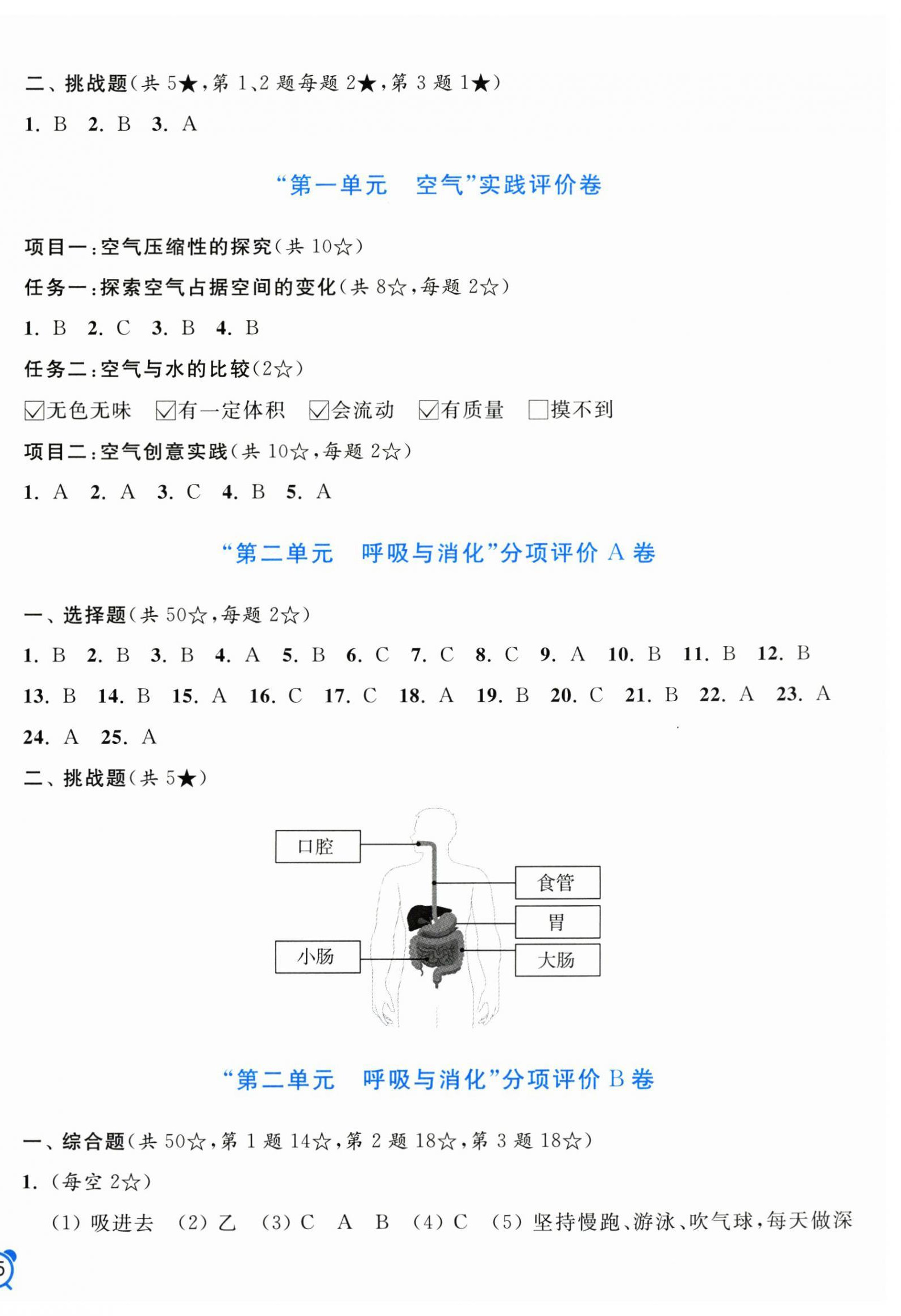 2026年单元加期末分项评价卷四年级科学上册教科版&nbsp;第2页