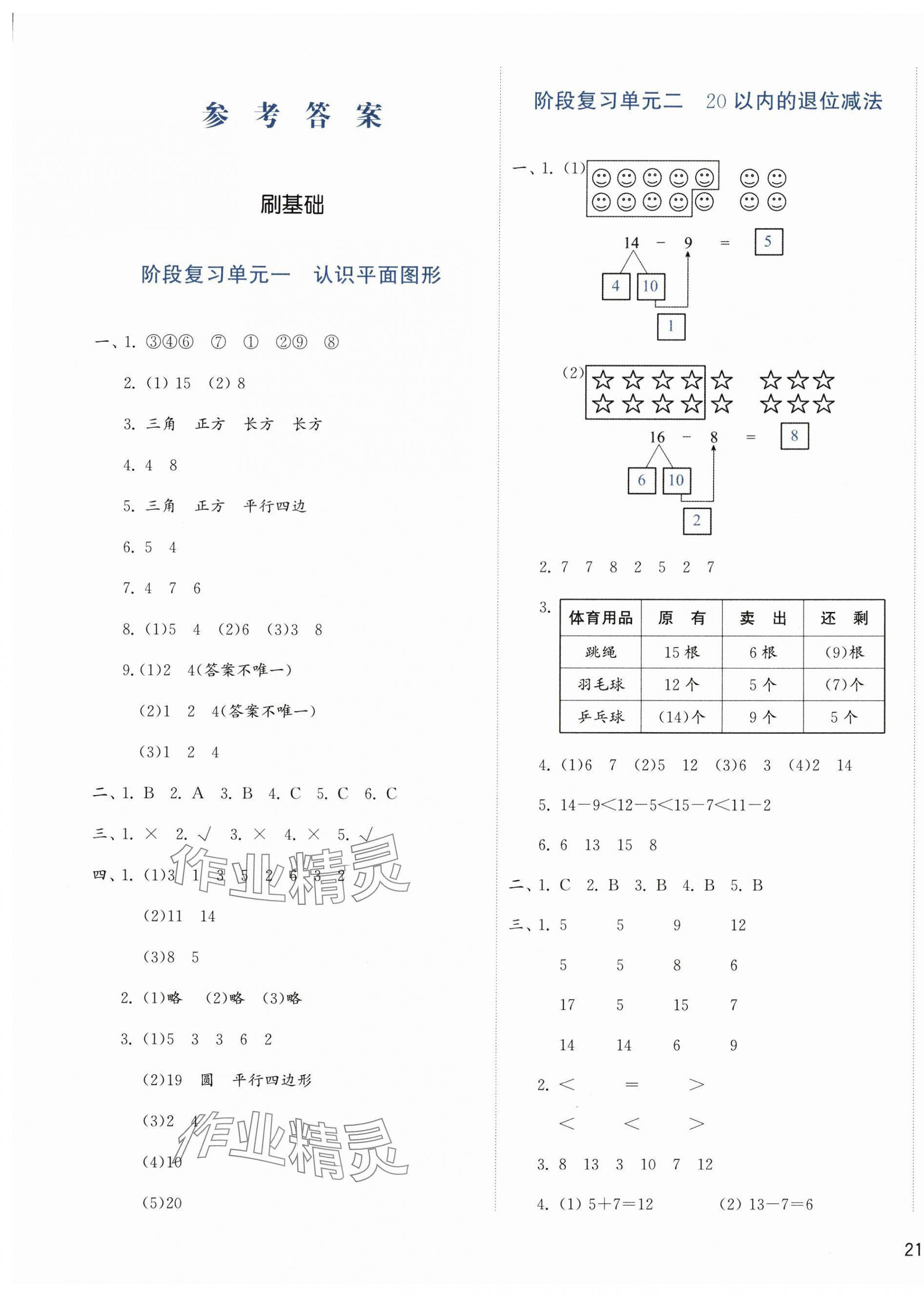 2025年知行合期末必刷題一年級數學下冊人教版 第1頁