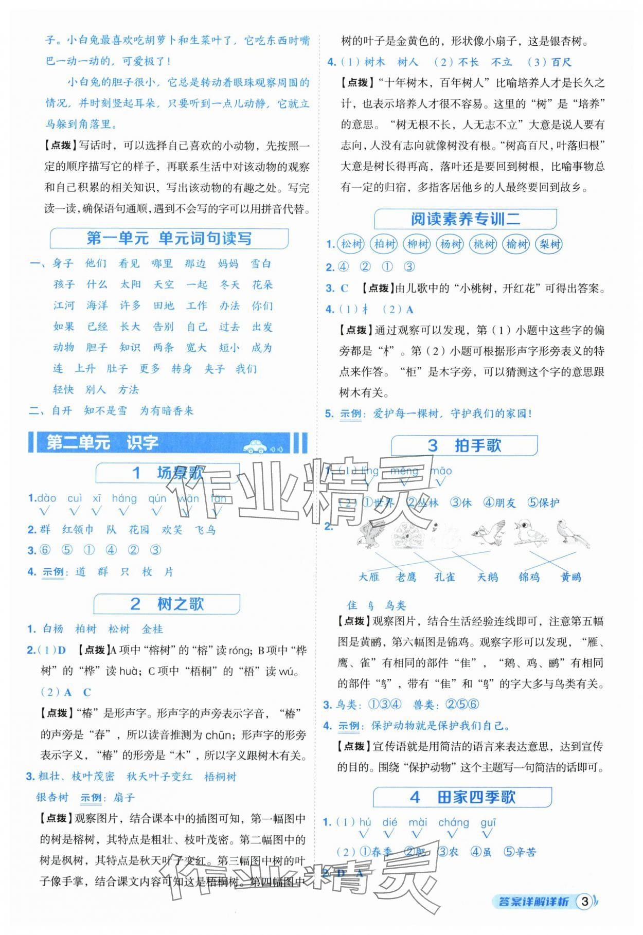 2025年綜合應用創新題典中點二年級語文上冊人教版福建專版 第3頁
