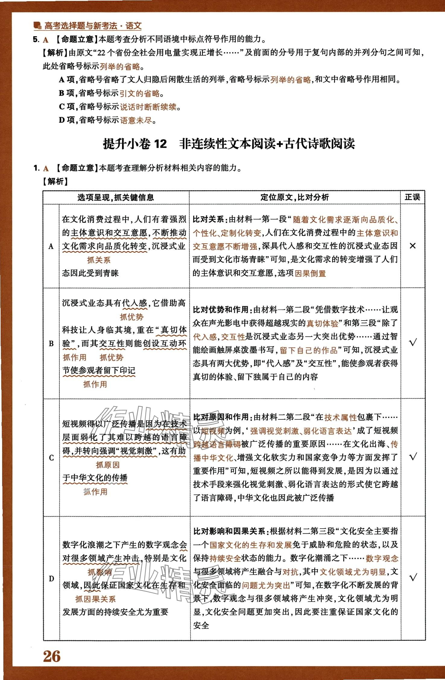 2024年騰遠(yuǎn)高考選擇題高中語(yǔ)文人教版 第28頁(yè)