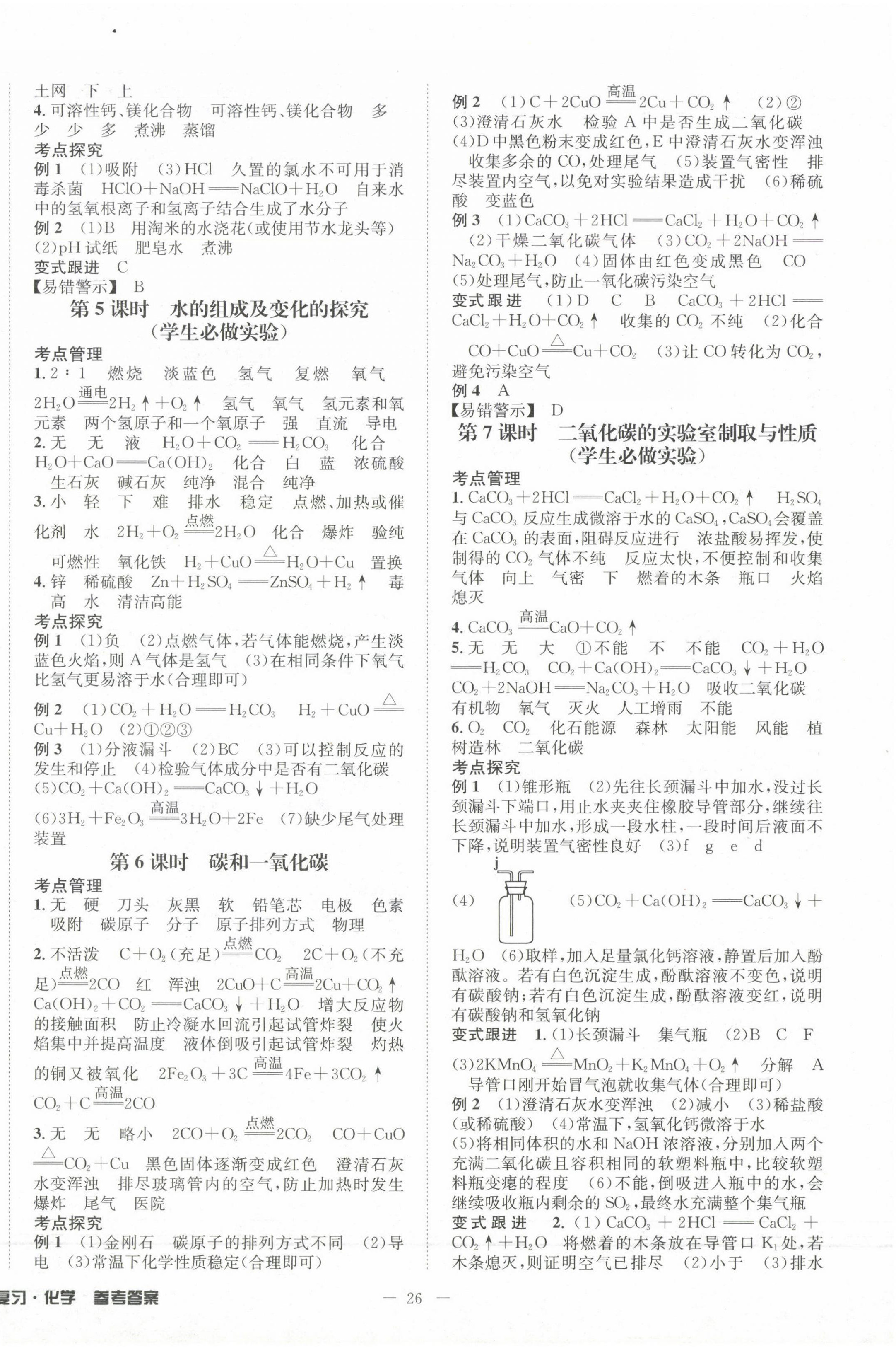 2025年全效学习中考总复习化学四川专版 第2页