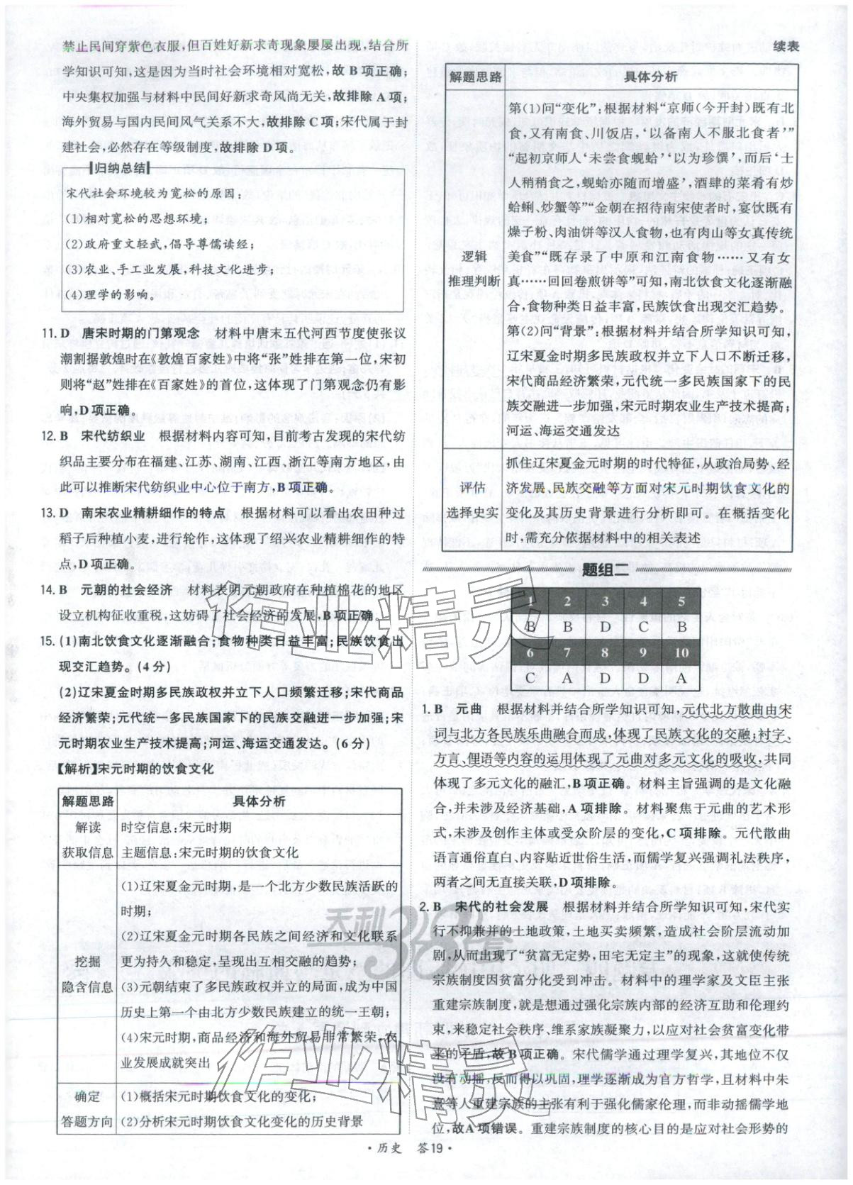 2026年天利38套五年真题高考试题分类高中历史 第19页