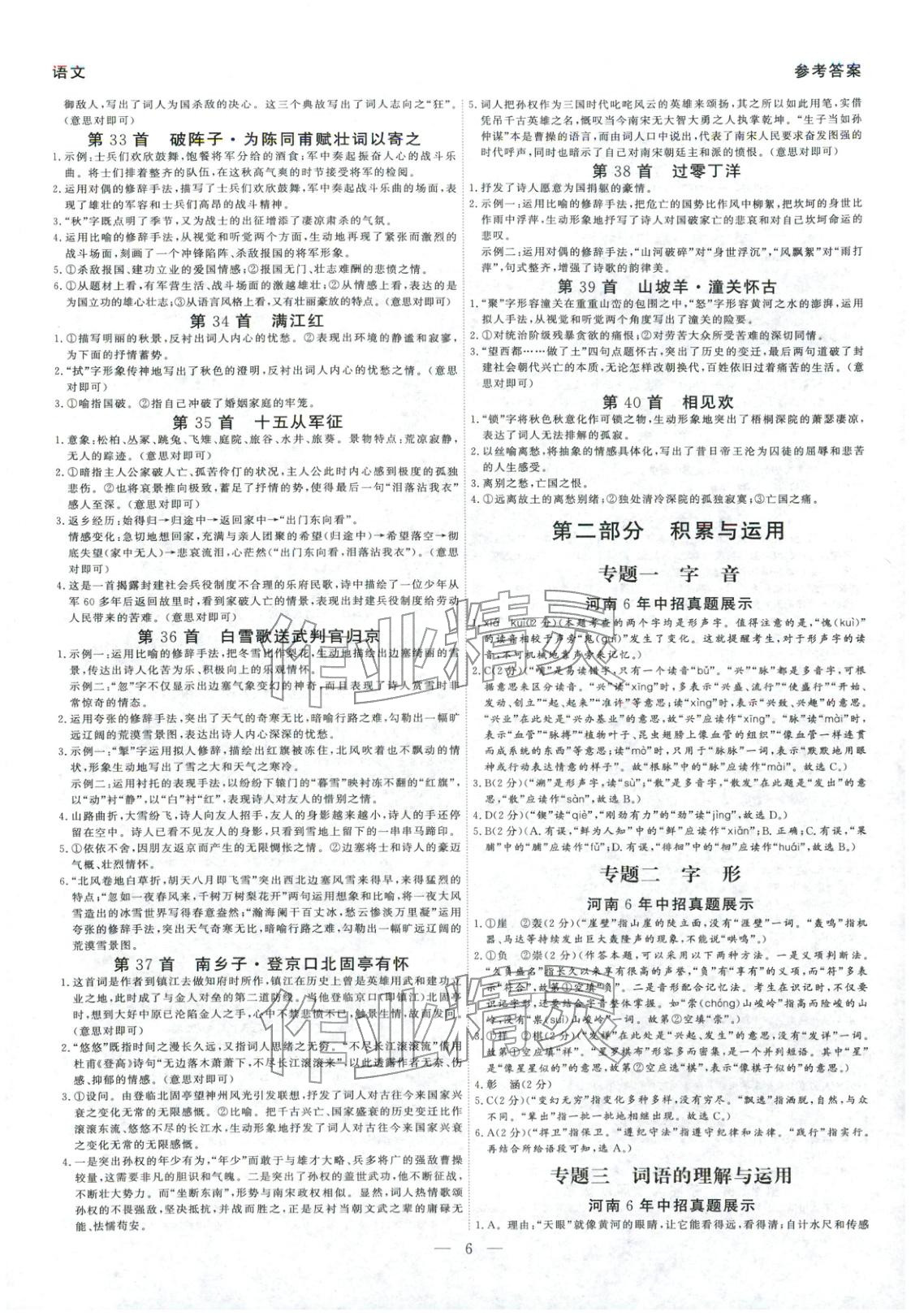 2026年名师解密语文河南专版&nbsp;第6页