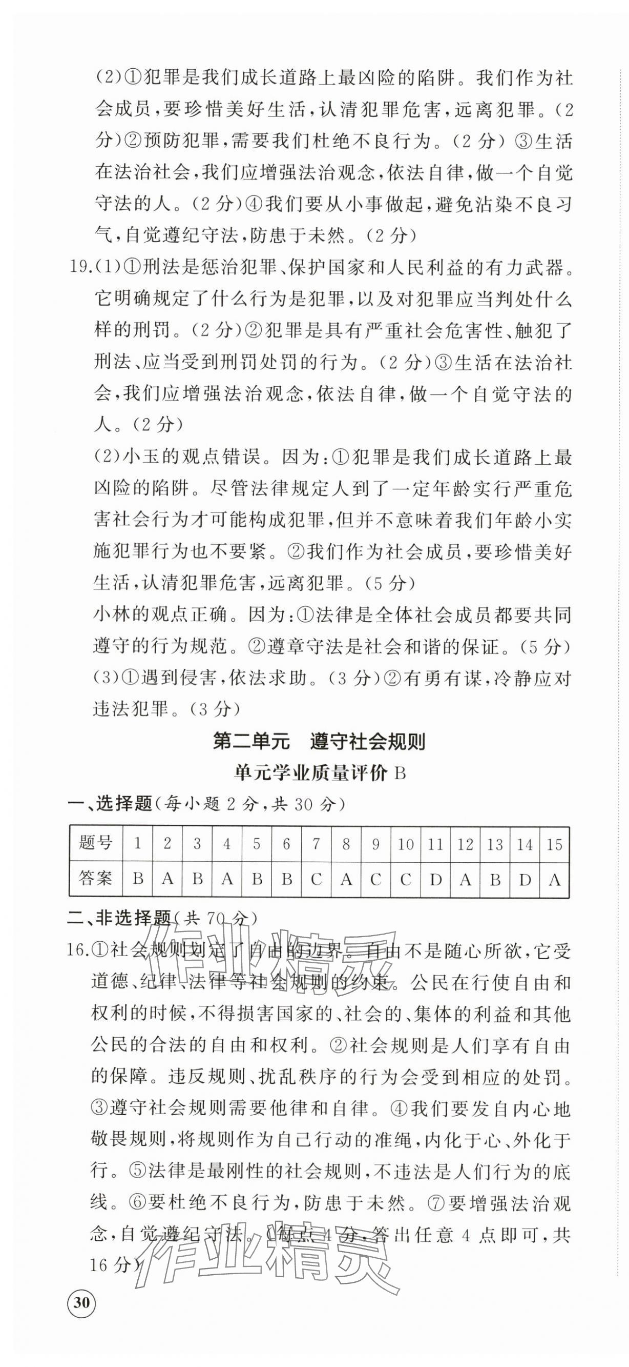 2023年精練課堂分層作業(yè)八年級(jí)道德與法治上冊(cè)人教版 第4頁