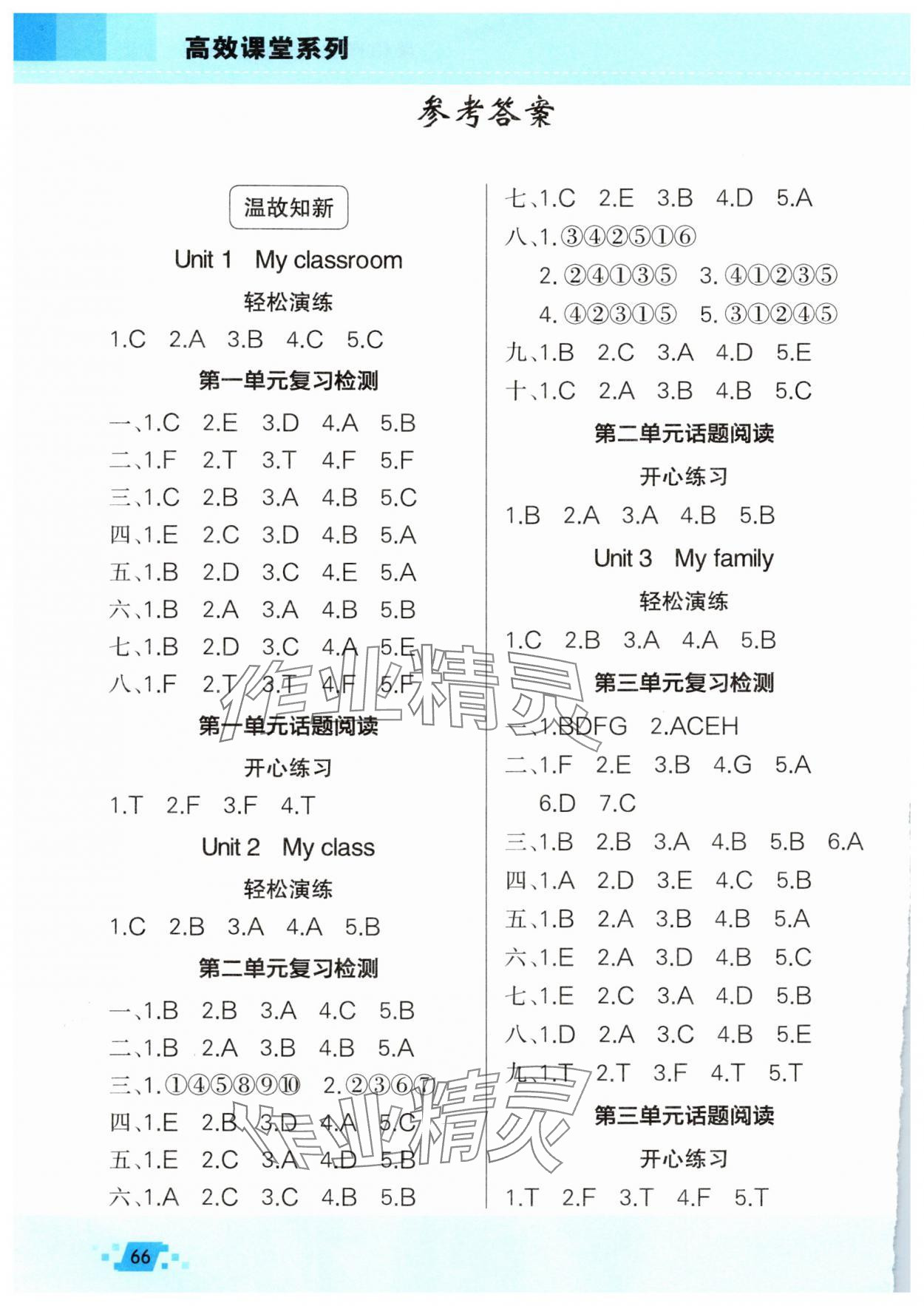 2025年暑假作業(yè)新疆青少年出版社三年級(jí)英語(yǔ)人教精通版 參考答案第1頁(yè)
