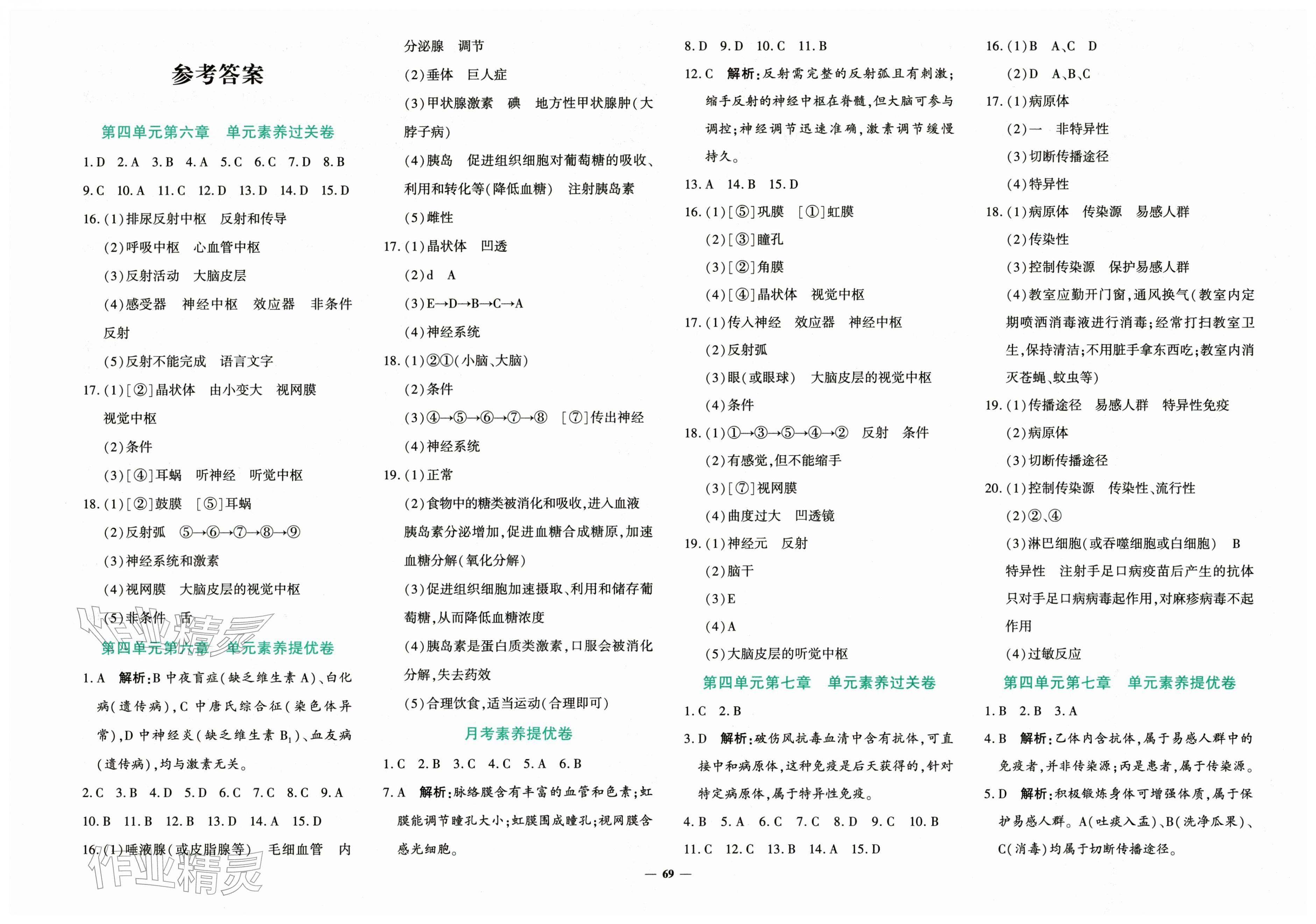 2026年黄冈360度定制密卷八年级生物全一册人教版&nbsp;第1页
