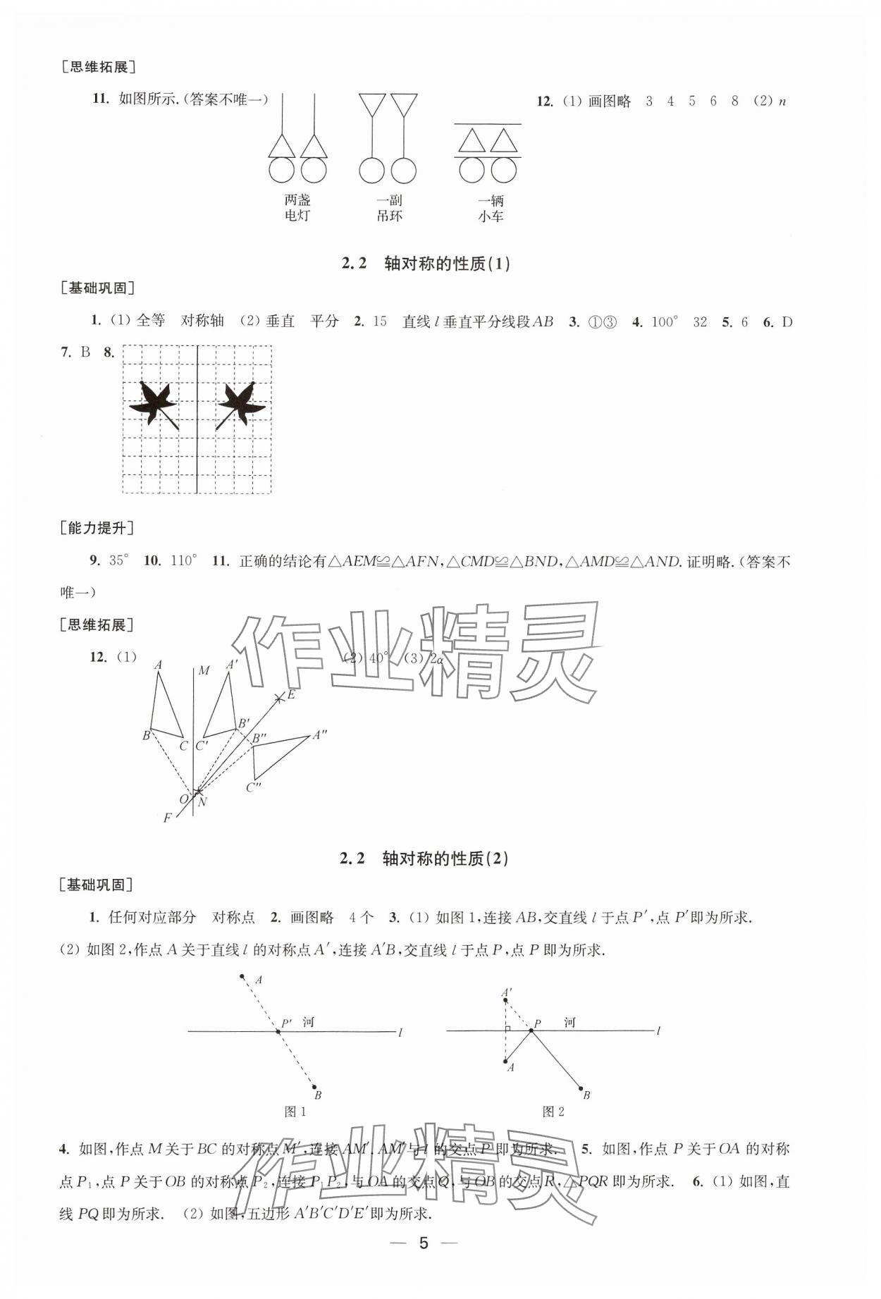 2024年創(chuàng)新課時作業(yè)八年級數學上冊蘇科版 第5頁