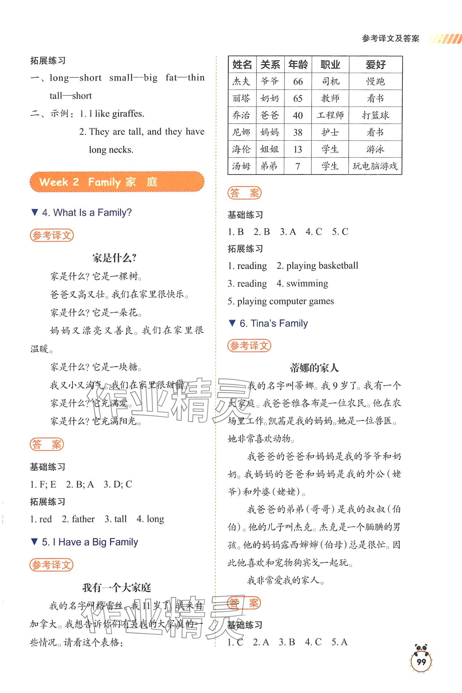 2024年阅读周周练三年级英语 第2页