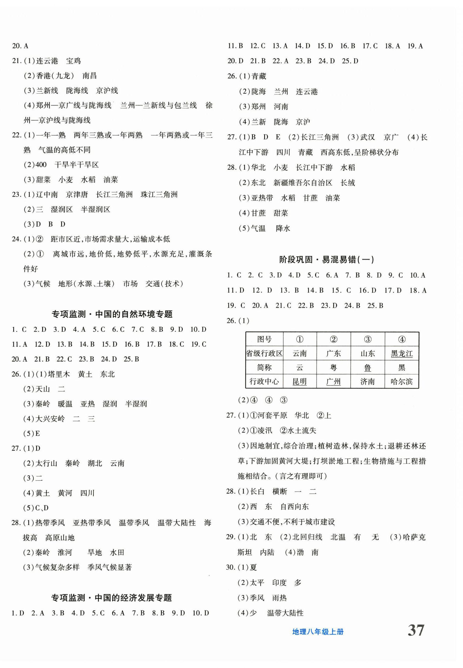 2024年优学1+1评价与测试八年级地理上册人教版 第2页