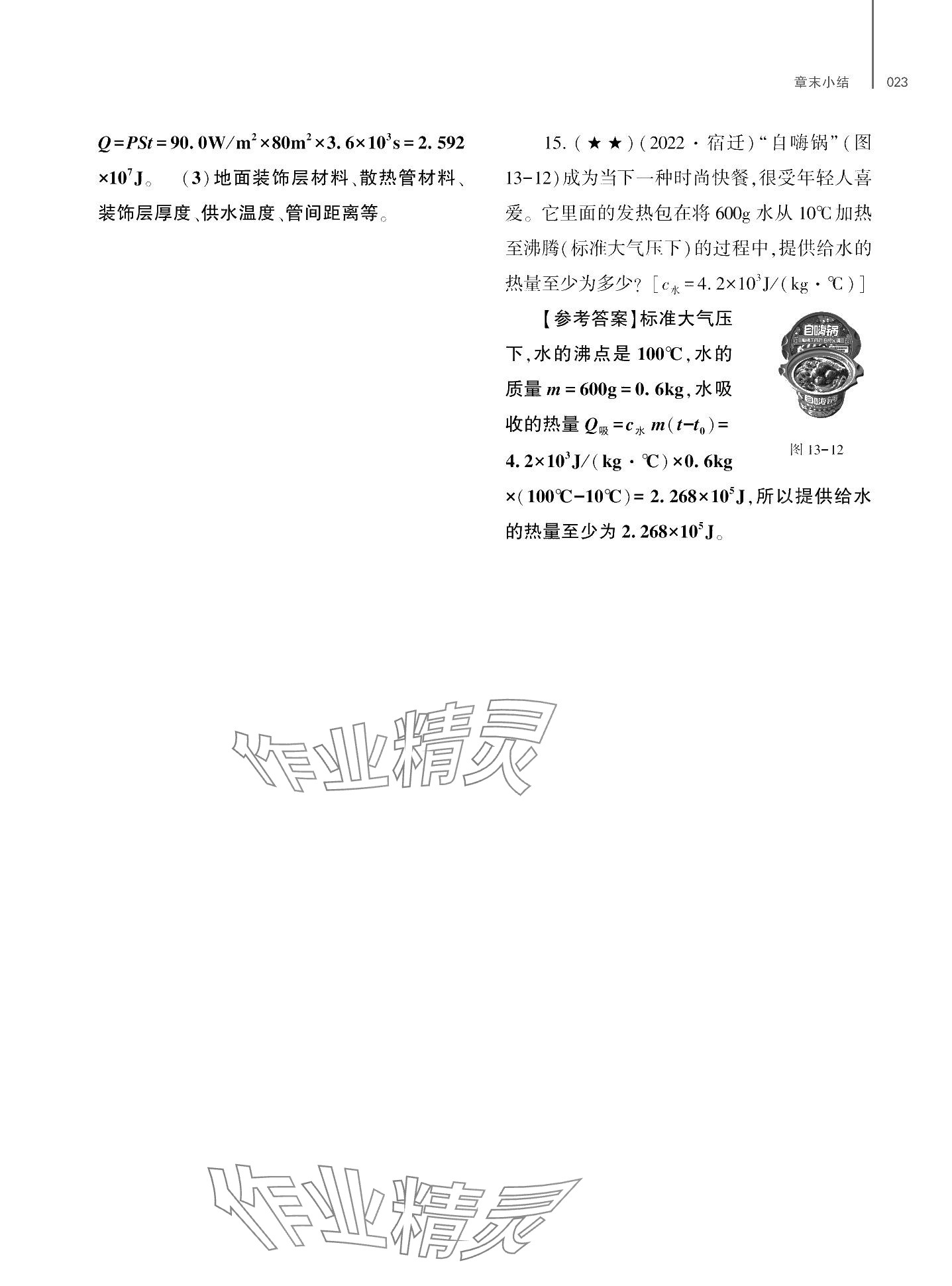 2024年基礎(chǔ)訓(xùn)練大象出版社九年級物理全一冊教科版 第27頁