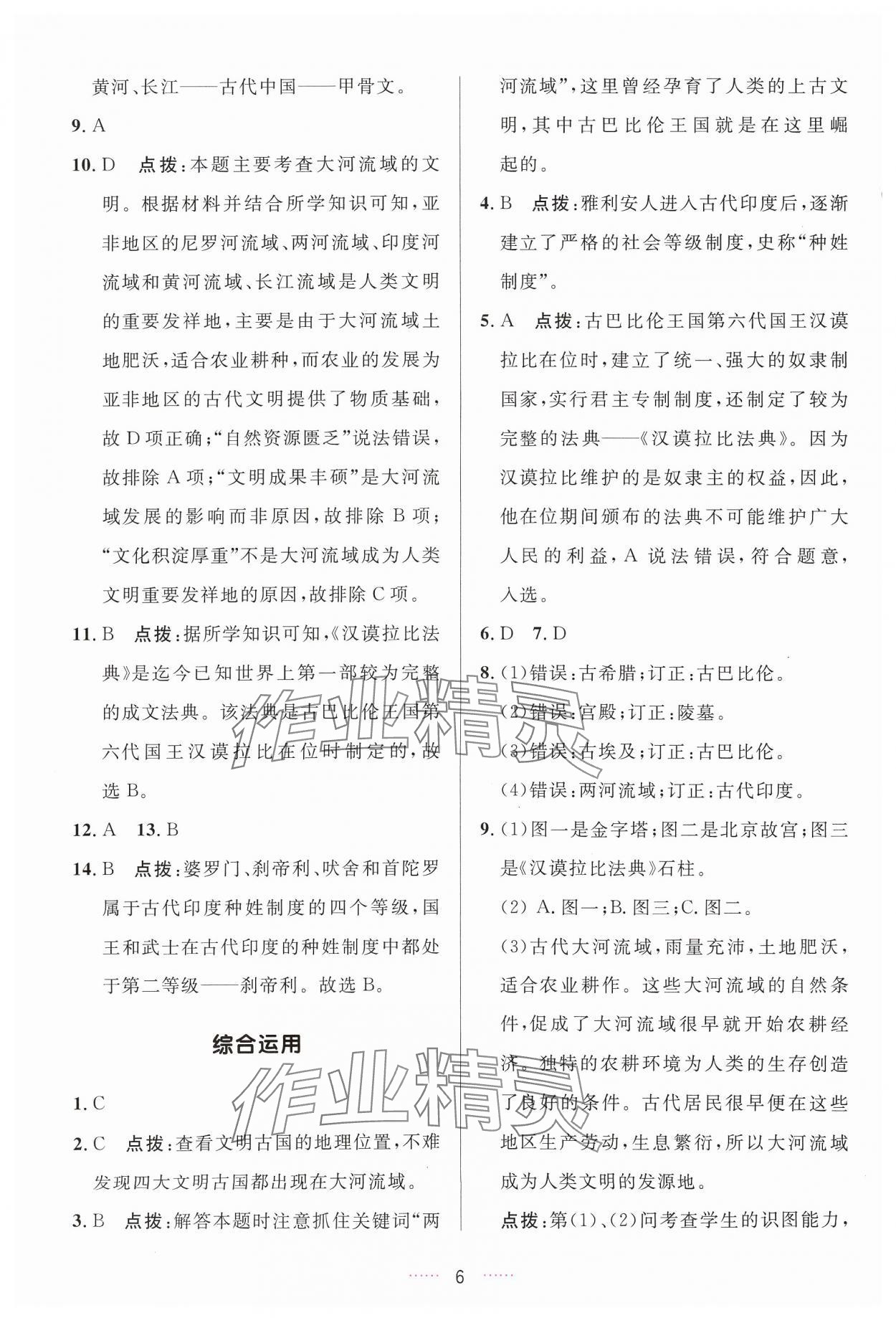 2024年三維數(shù)字課堂九年級(jí)世界歷史上冊(cè)人教版 第6頁(yè)