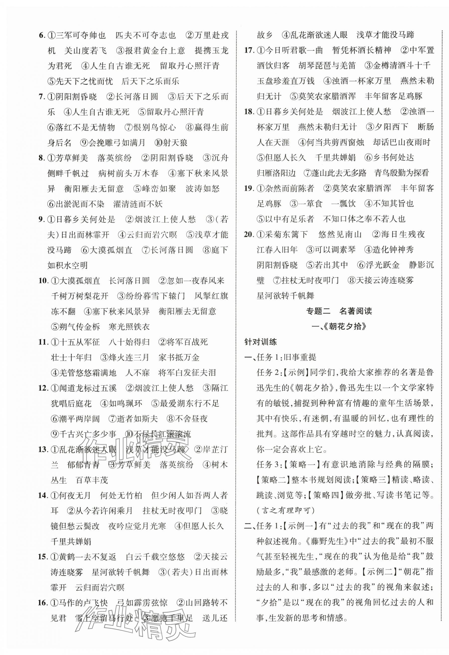 2025年中考新突破語文寧夏專版&nbsp;第5頁