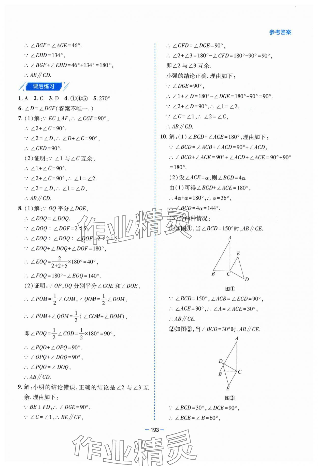 2024年新課堂學習與探究七年級數(shù)學下冊北師大版 第17頁