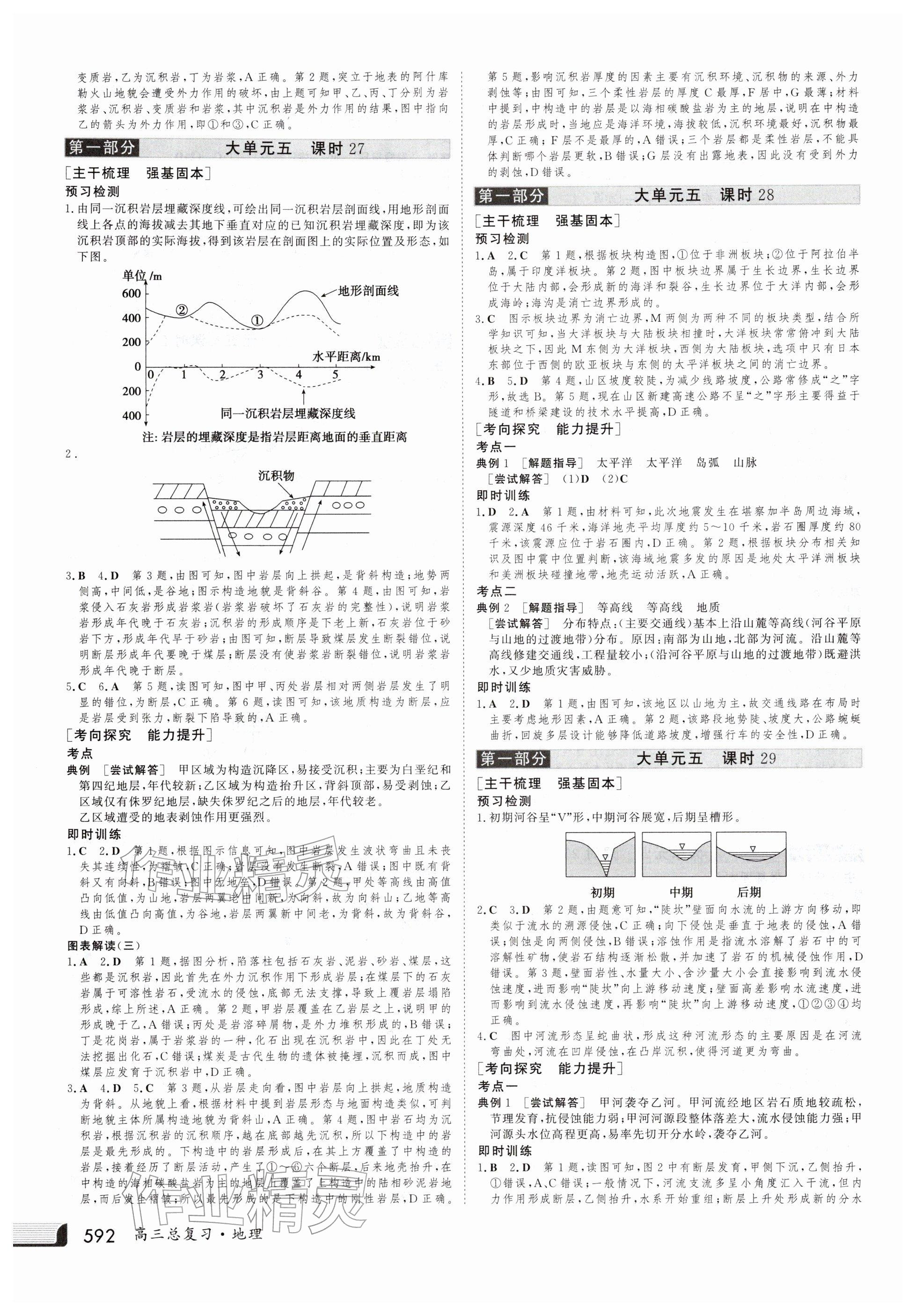2025年金版新学案高三总复习地理 参考答案第12页