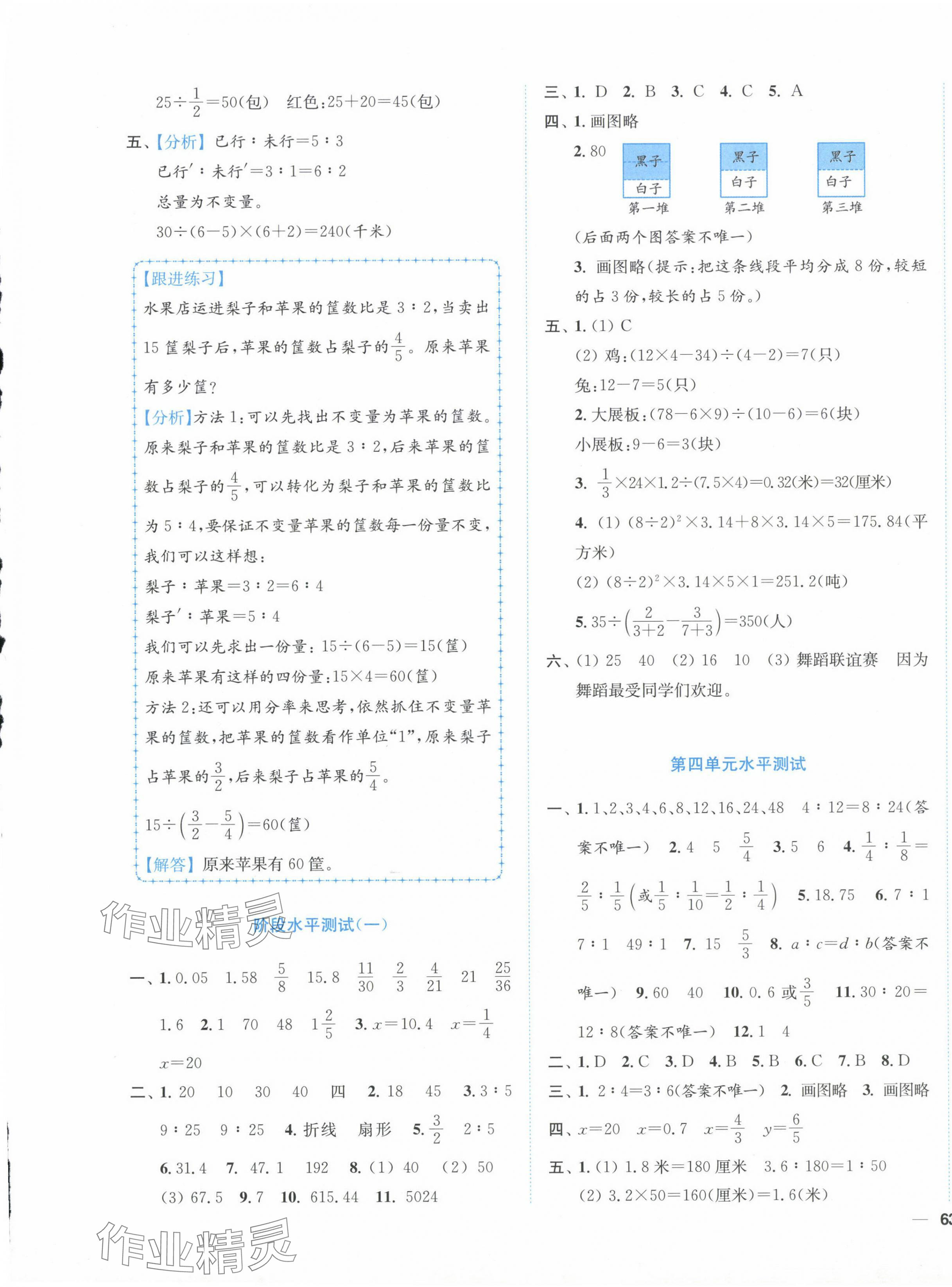 2024年小題狂做全程測(cè)評(píng)卷六年級(jí)數(shù)學(xué)下冊(cè)蘇教版 第5頁