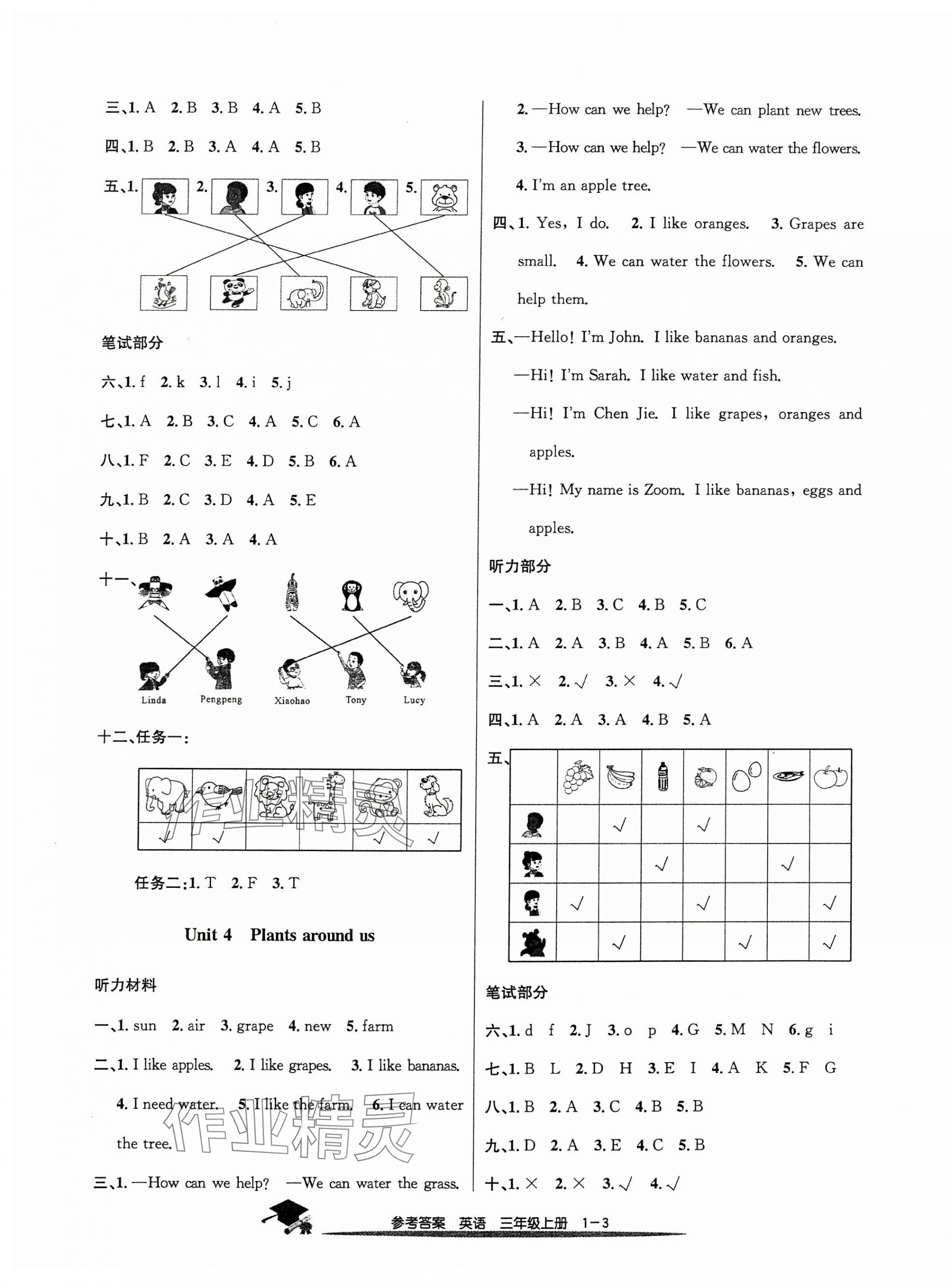 2024年期末直通車三年級英語上冊人教版 第3頁