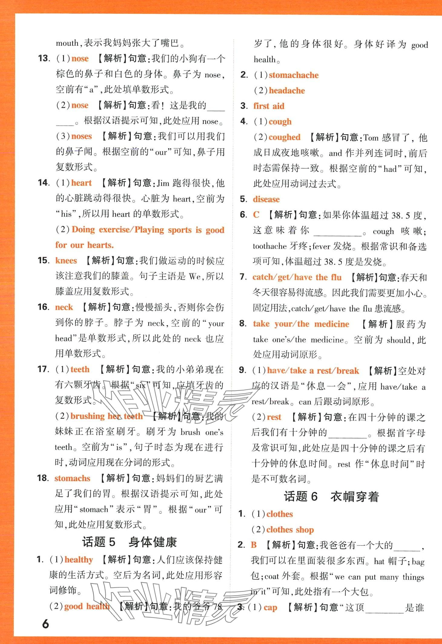 2024年小白鷗英語詞匯小學(xué) 第6頁
