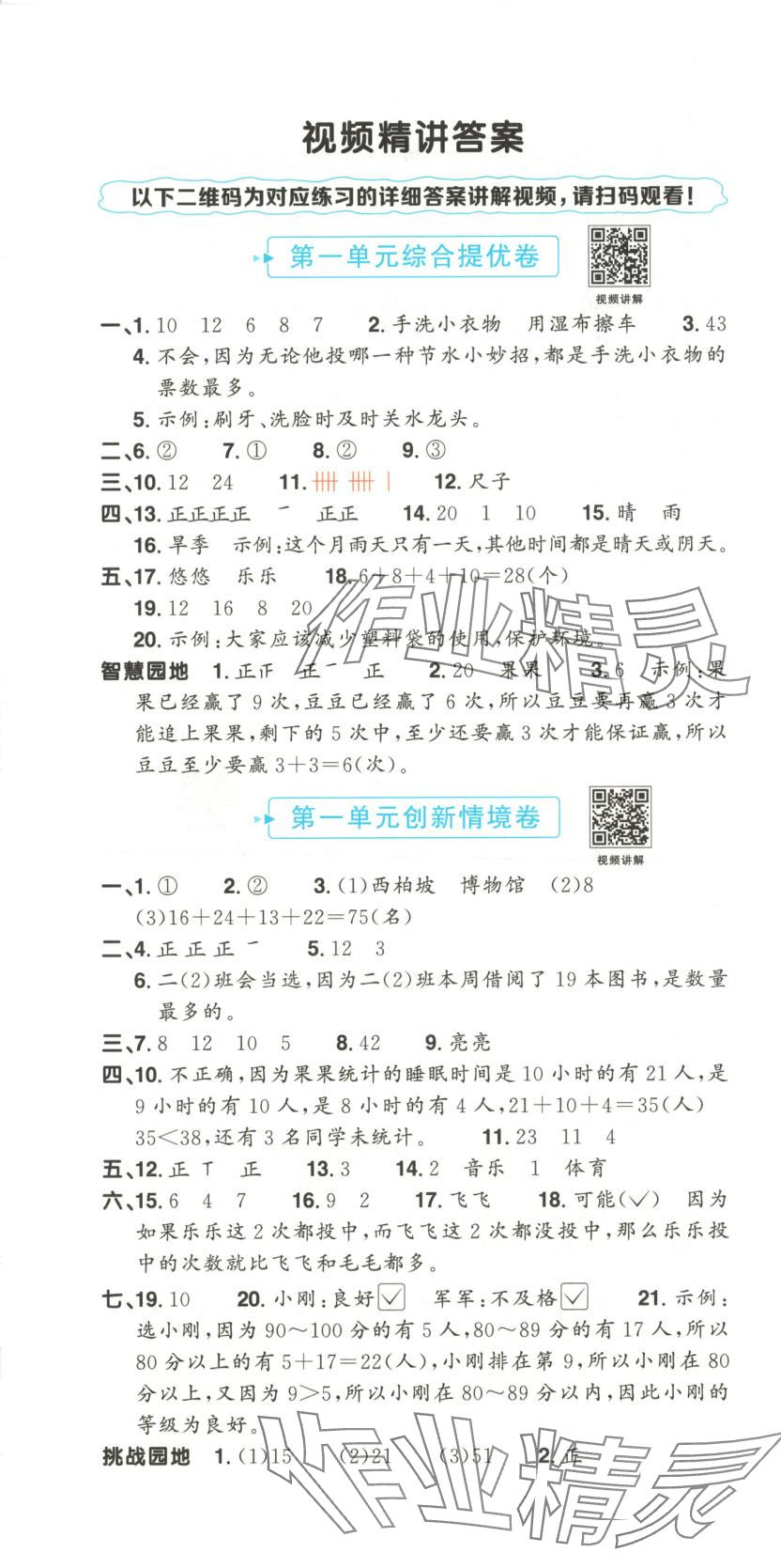 2025年陽光同學提優新卷二年級數學下冊人教版 第1頁