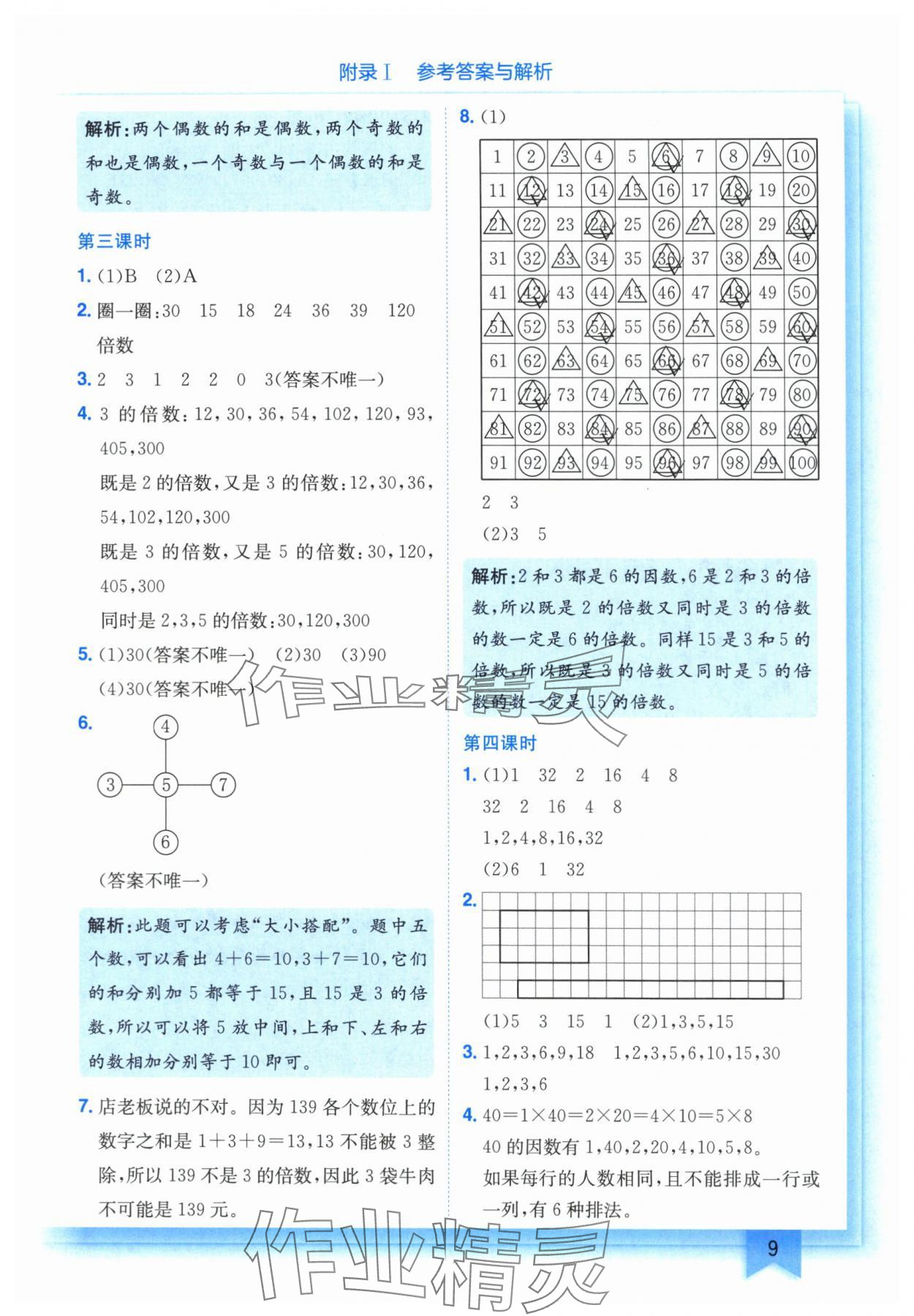 2025年黃岡小狀元作業(yè)本五年級(jí)數(shù)學(xué)上冊(cè)北師大版 第9頁(yè)