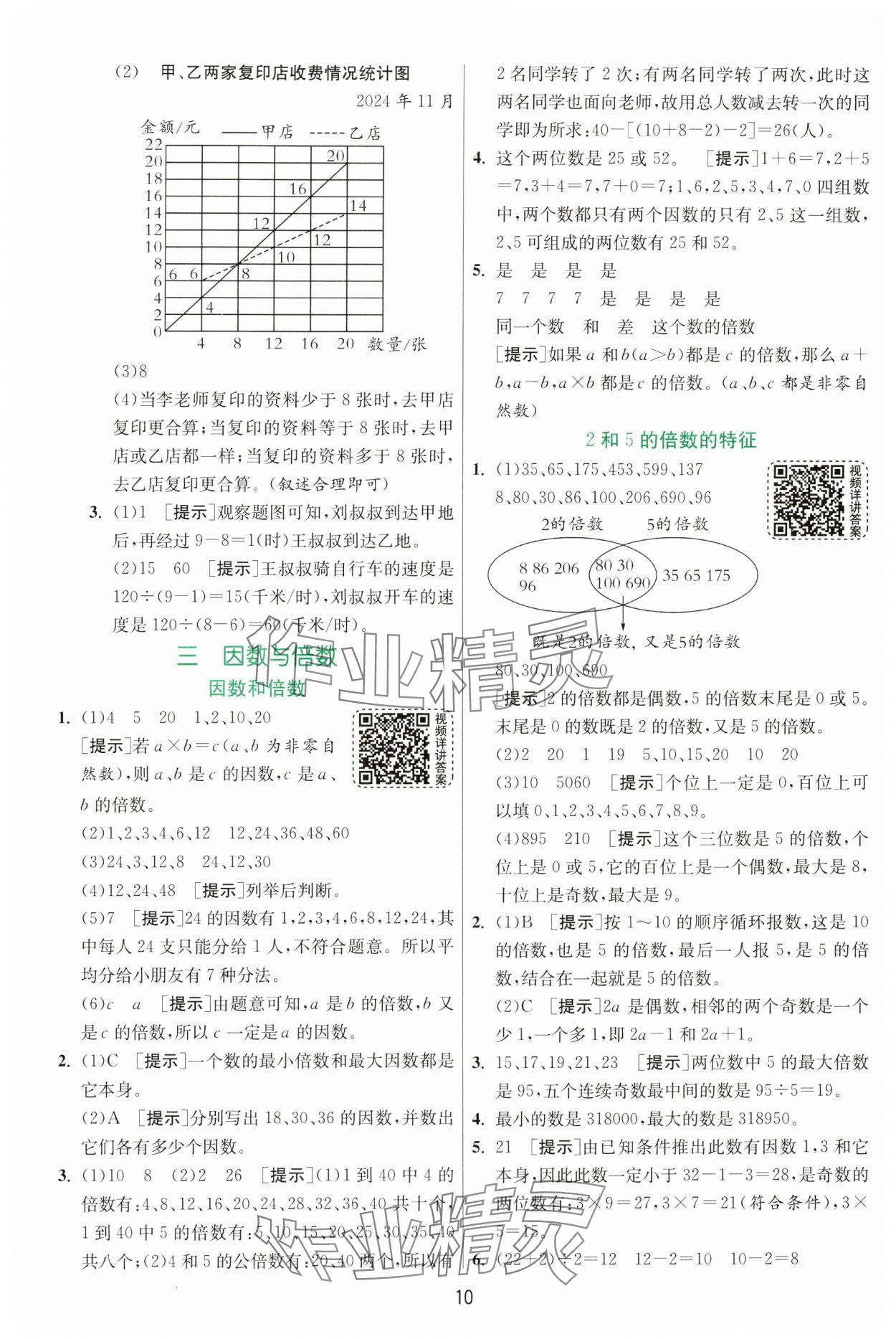 2025年實驗班提優(yōu)訓練五年級數(shù)學下冊蘇教版 第10頁